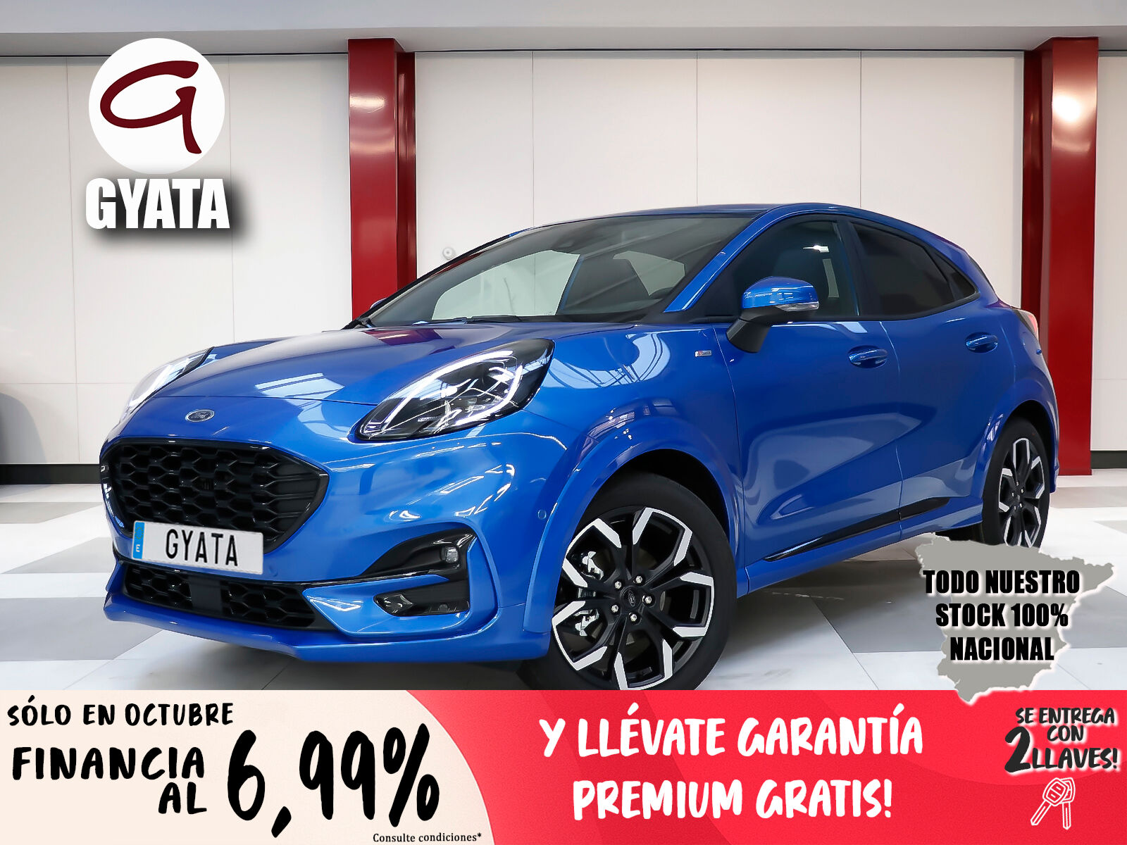 FORD Puma (1.0 EcoBoost MHEV ST-Line X Auto 92 kW (125 CV)) en Madrid
