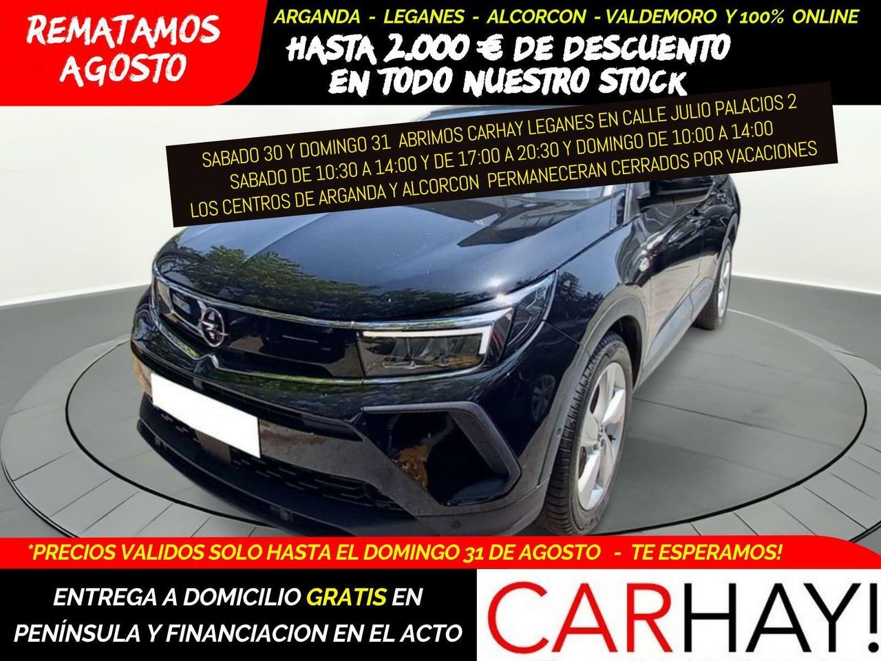 OPEL Grandland (1.6 TURBO PHEV B.EDITION AUT 165KW/225CV) en Madrid