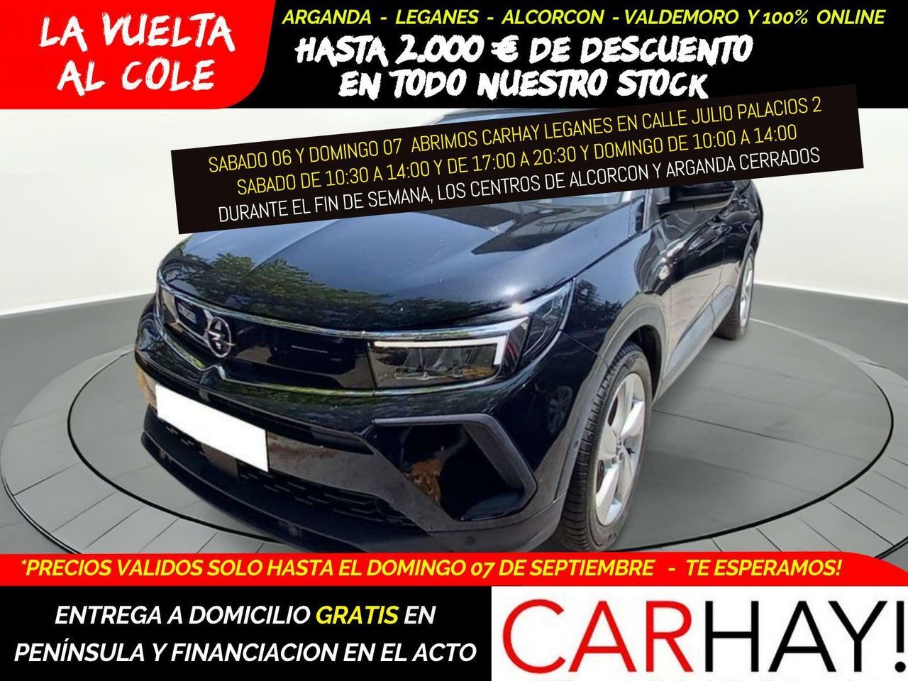 OPEL Grandland (1.6 TURBO PHEV B.EDITION AUT 165KW/225CV) en Madrid