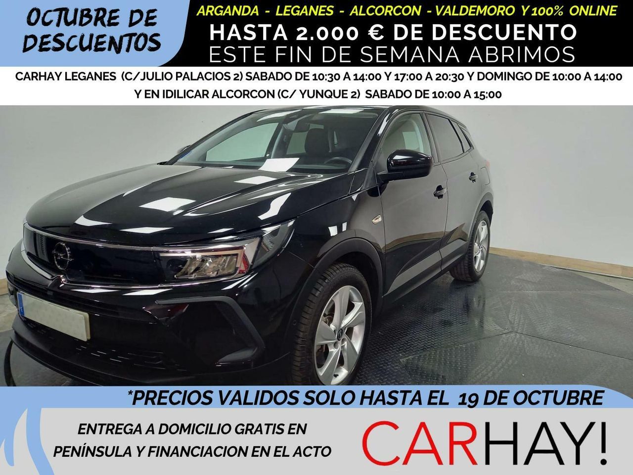 OPEL Grandland (1.6 TURBO PHEV B.EDITION AUT 165KW/225CV) en Madrid