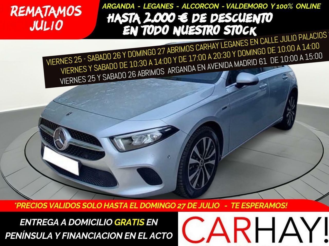MERCEDES Clase A (250 E PHEV AUT) en Madrid