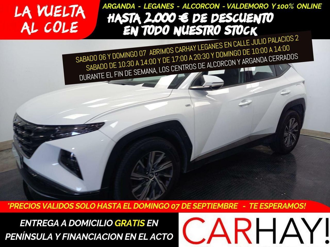 HYUNDAI Tucson (1.6 CRDI 100KW (136CV) 48V MAXX DCT) en Madrid