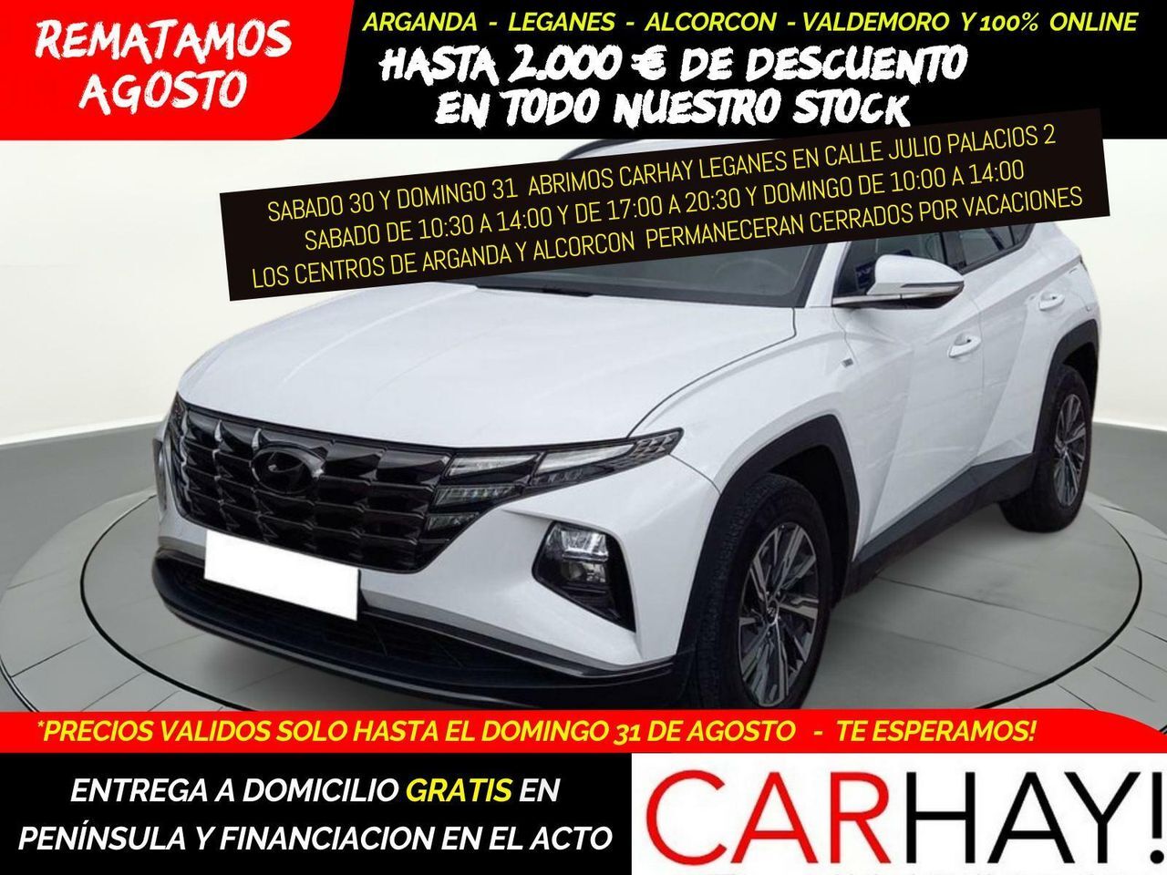 HYUNDAI Tucson (1.6 CRDI 100KW (136CV) 48V MAXX DCT) en Madrid