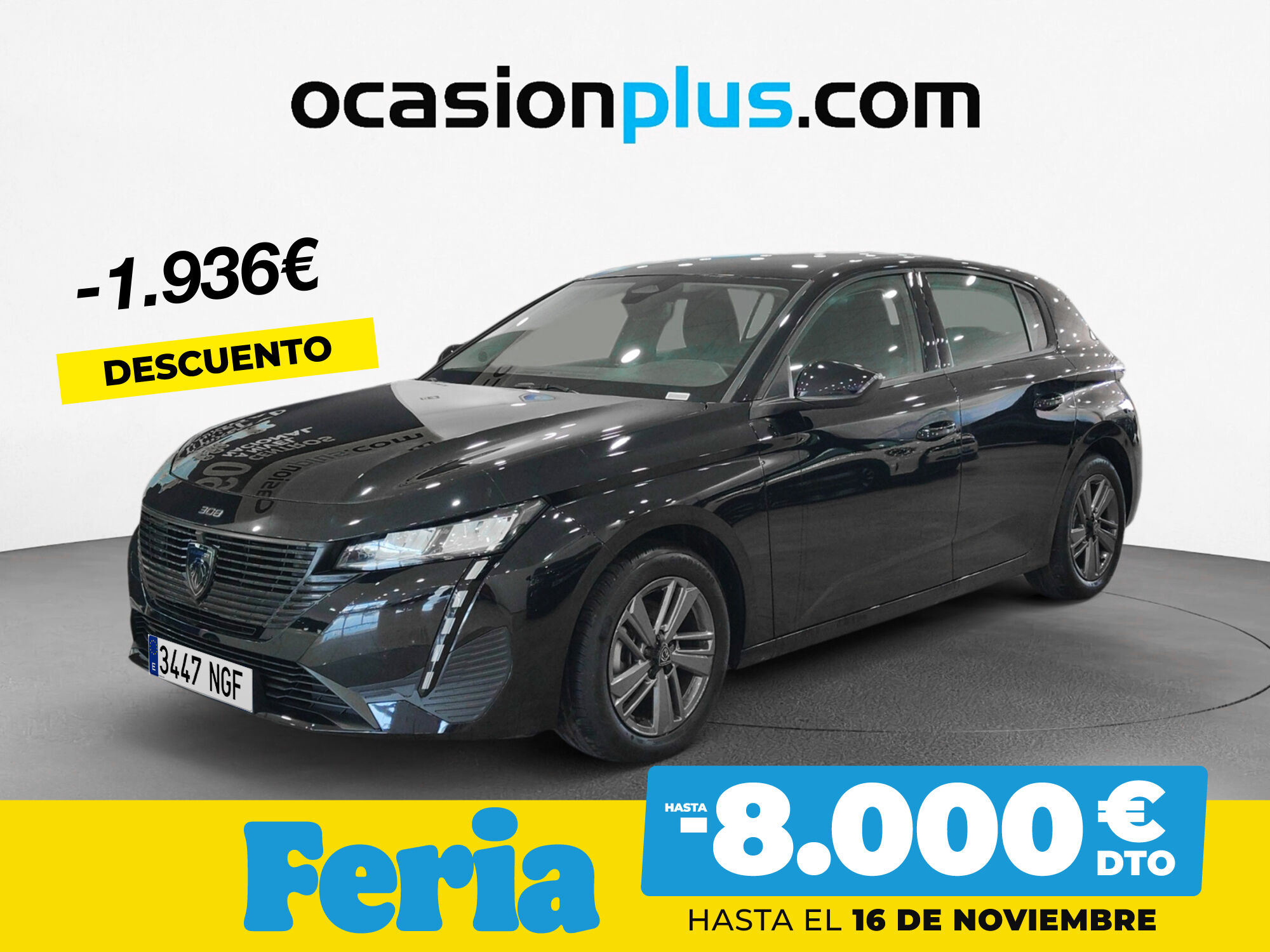 PEUGEOT 308 (PureTech 130 S&S Active Pack EAT8 96 kW (130 CV)) en Madrid