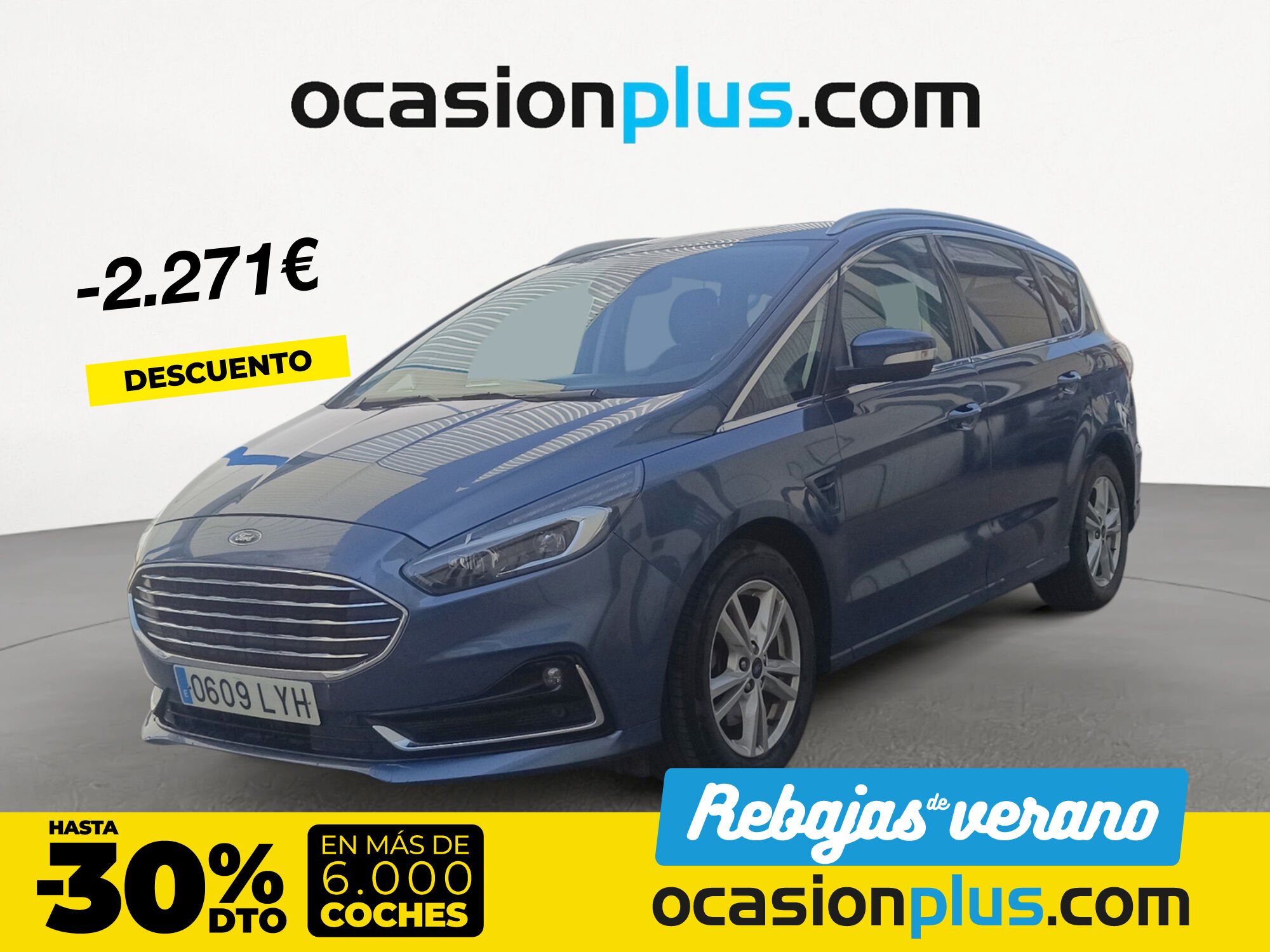 FORD S-Max (2.5 Duratec Atkinson FHEV Titanium 140 kW (190 CV)) en Madrid