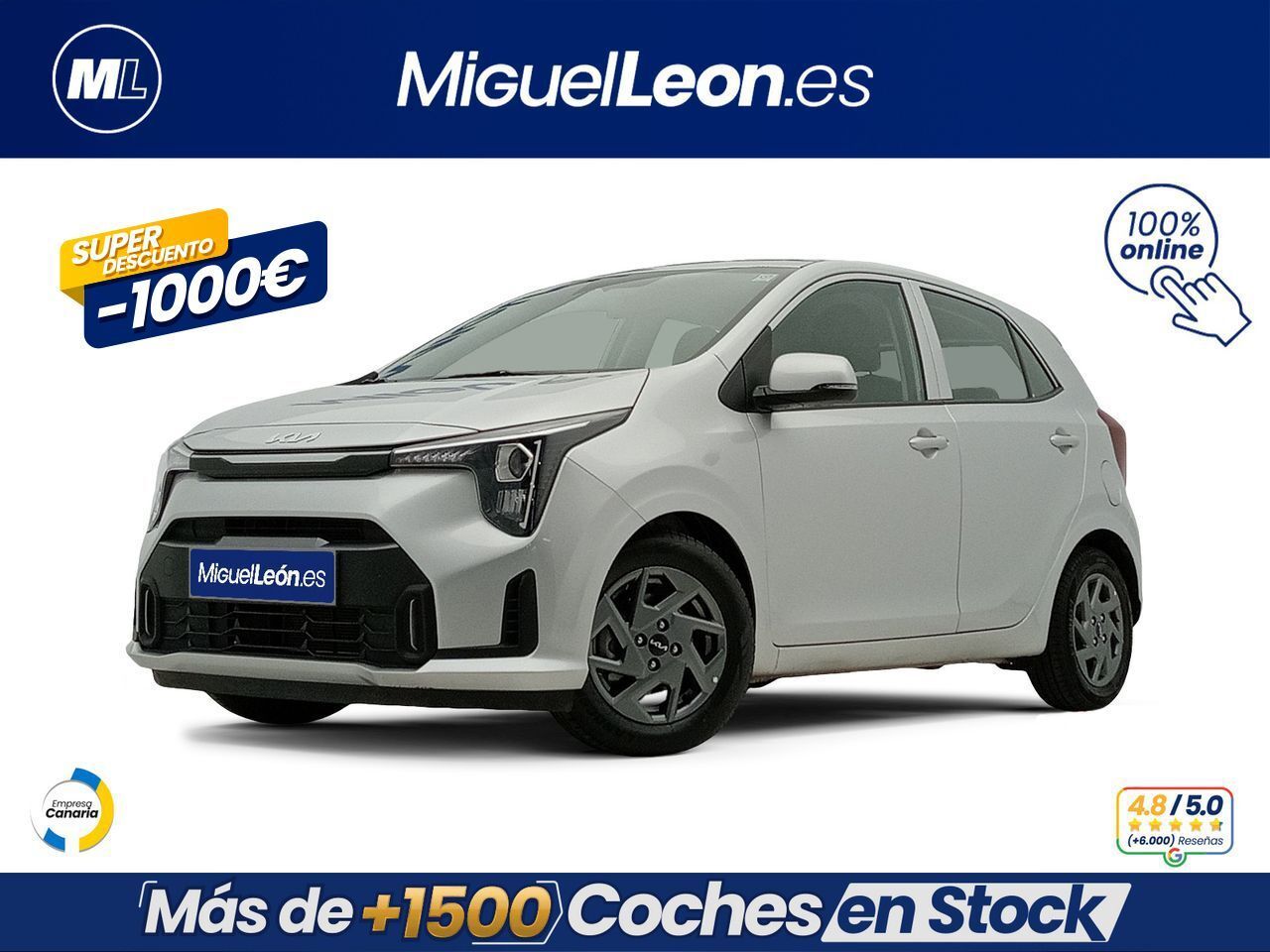 KIA Picanto (1.2 DPI 79CV 2WD ACTIVE) en Palmas, Las