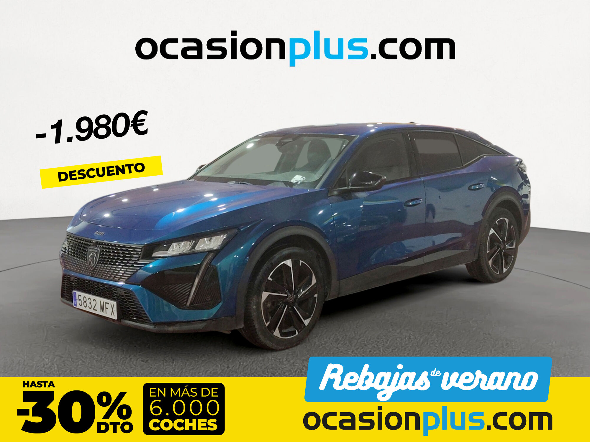 PEUGEOT 408 (Puretech 130 Allure Pack EAT8 96 kW (130 CV)) en Madrid