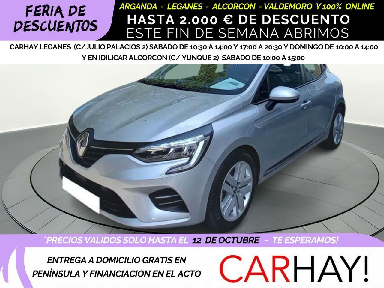 RENAULT Clio (V BUSINESS 1.0 TCE 90CV BVM6 E6D) en Madrid