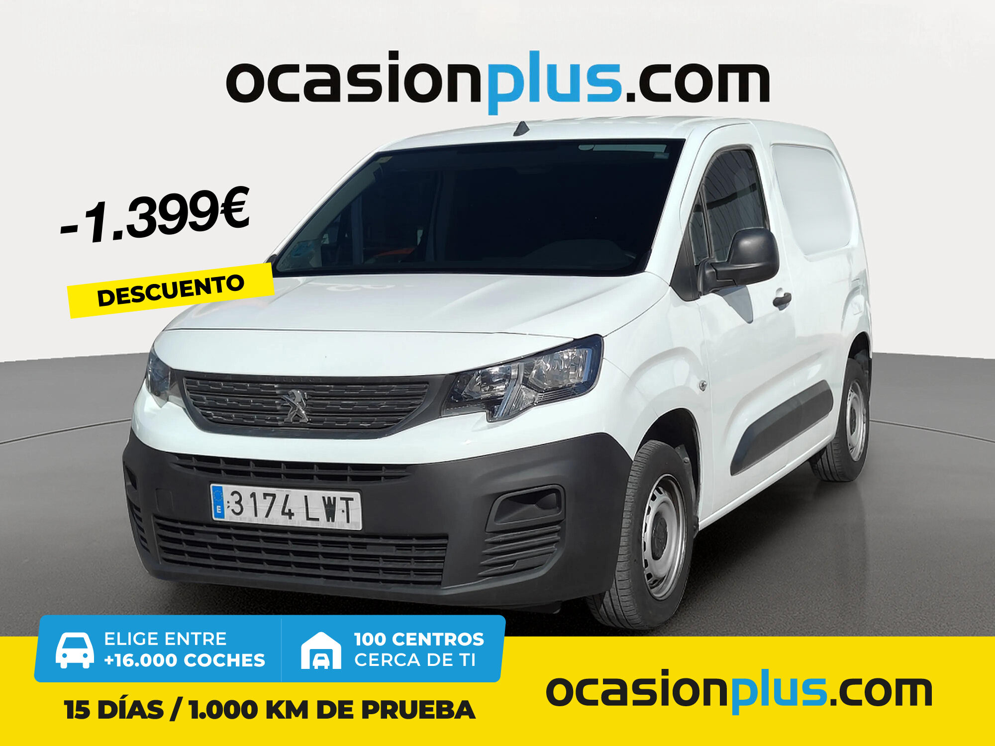 PEUGEOT Partner (Furgon BlueHDi 100 Pro Standard 600kg 73 kW (98 CV)) en Ma