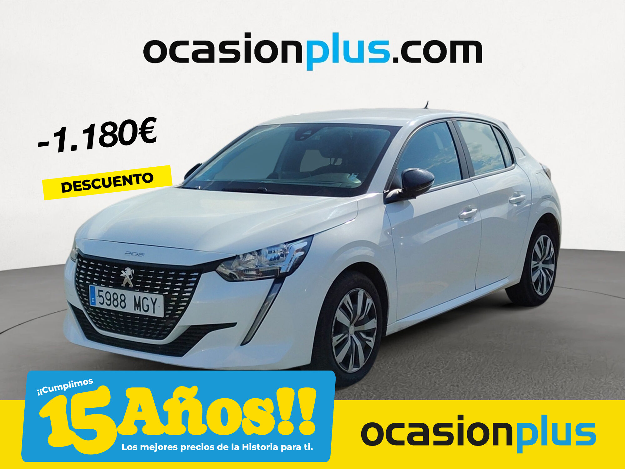 PEUGEOT 208 (PureTech 100 Active Pack 75 kW (100 CV)) en Madrid