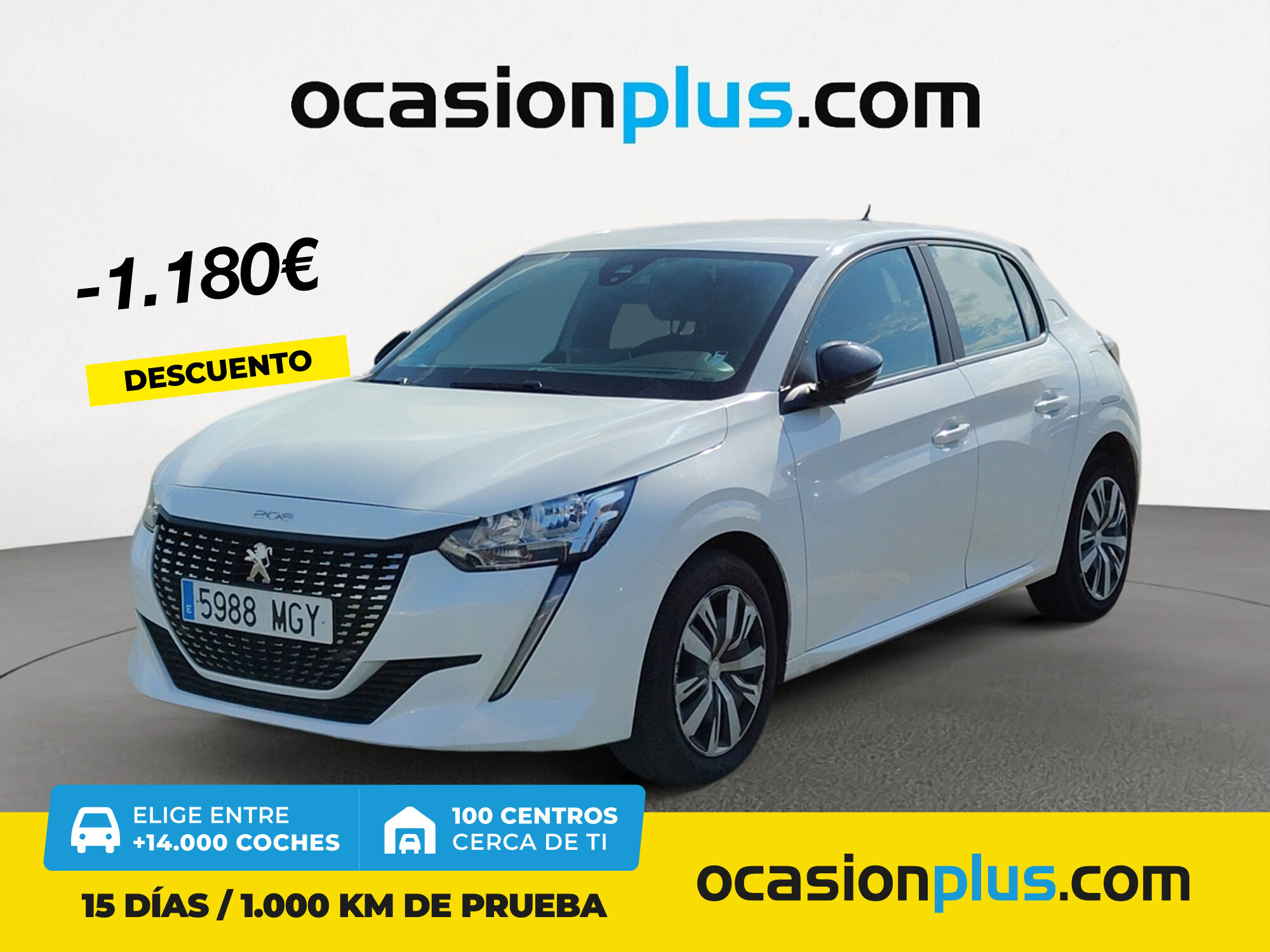 PEUGEOT 208 (PureTech 100 Active Pack 75 kW (100 CV)) en Madrid