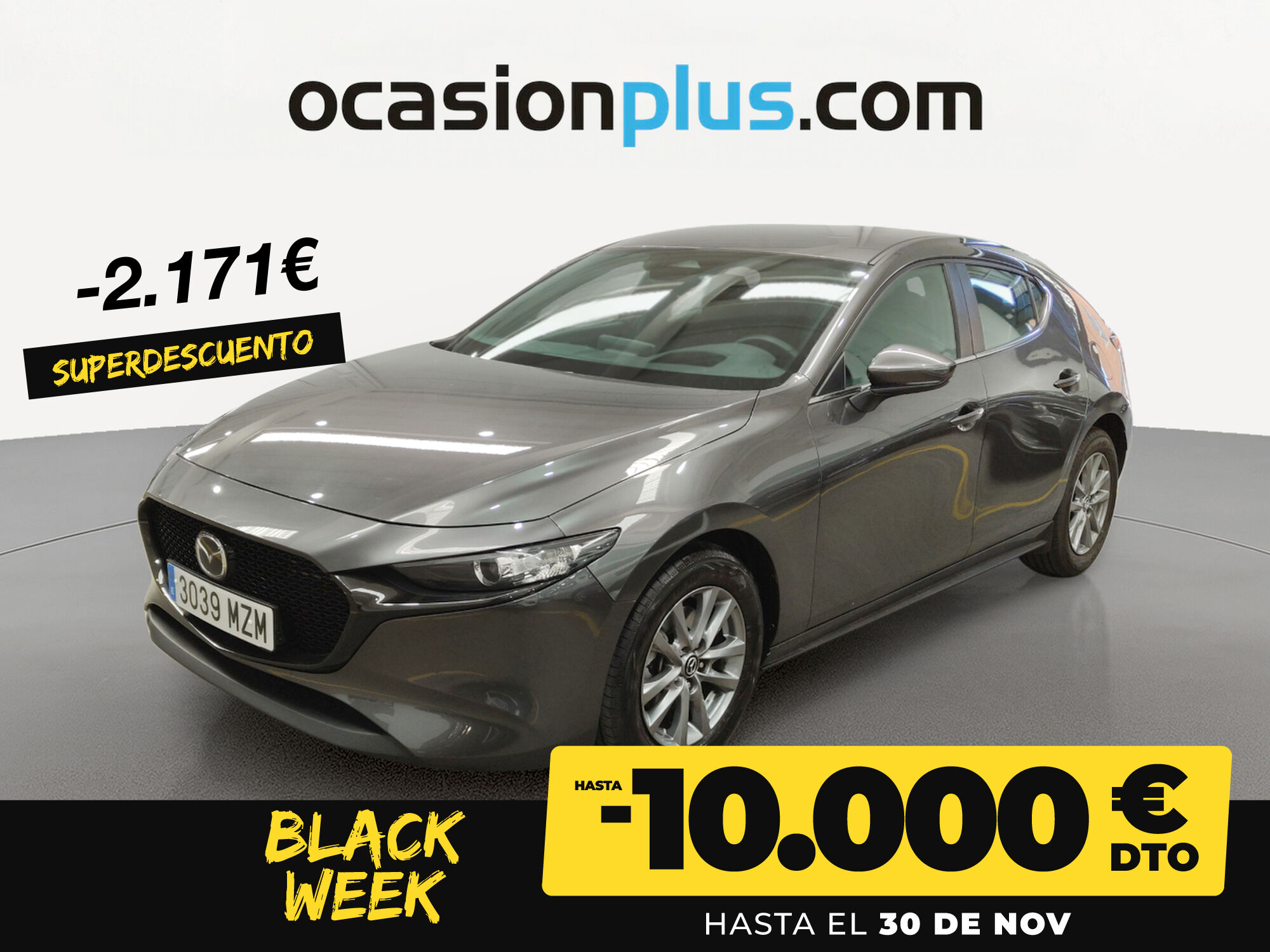 MAZDA Mazda3 (2.5L E-SKY G MHEV Prime-line 103 kW (140 CV)) en Madrid