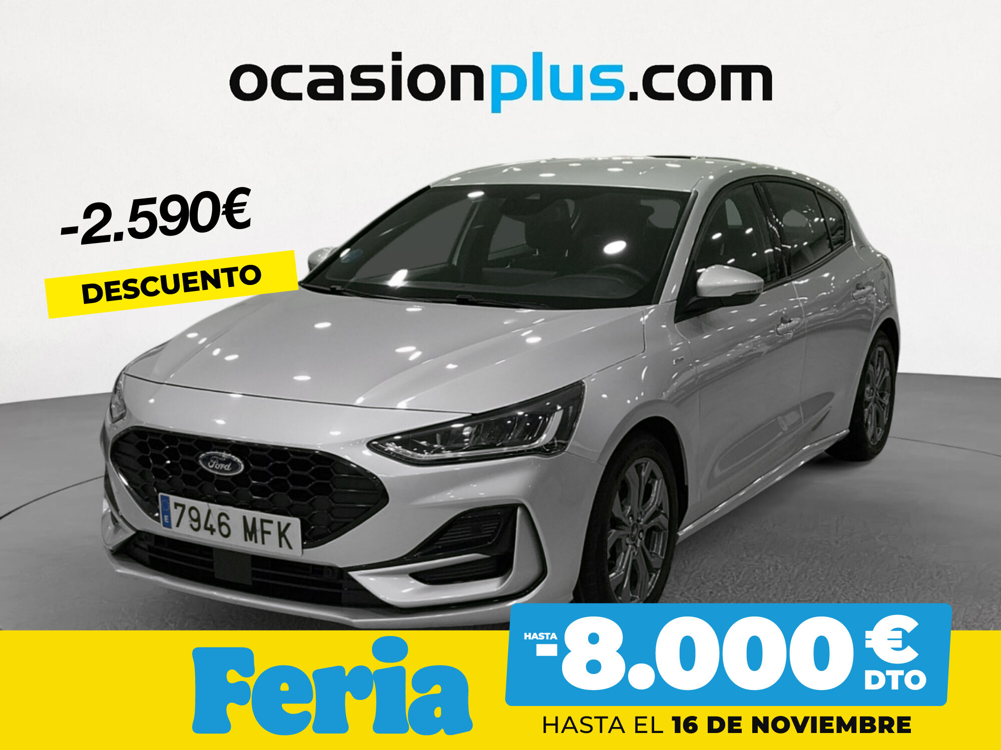 FORD Focus (1.0 Ecoboost MHEV ST-Line Auto 92 kW (125 CV)) en Madrid