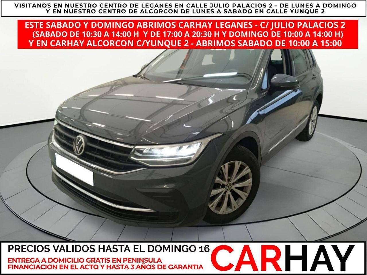 VOLKSWAGEN Tiguan (1.4 eHybrid 245ch Life Business DSG6) en Madrid