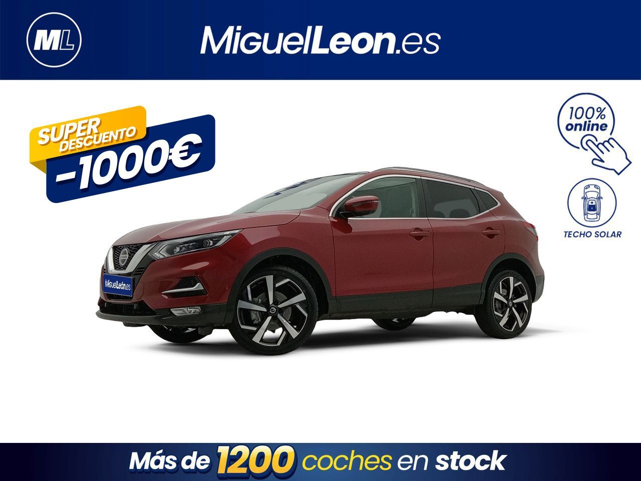 NISSAN Qashqai (DIG-T 103 kW (140 CV) E6D TEKNA) en Palmas, Las