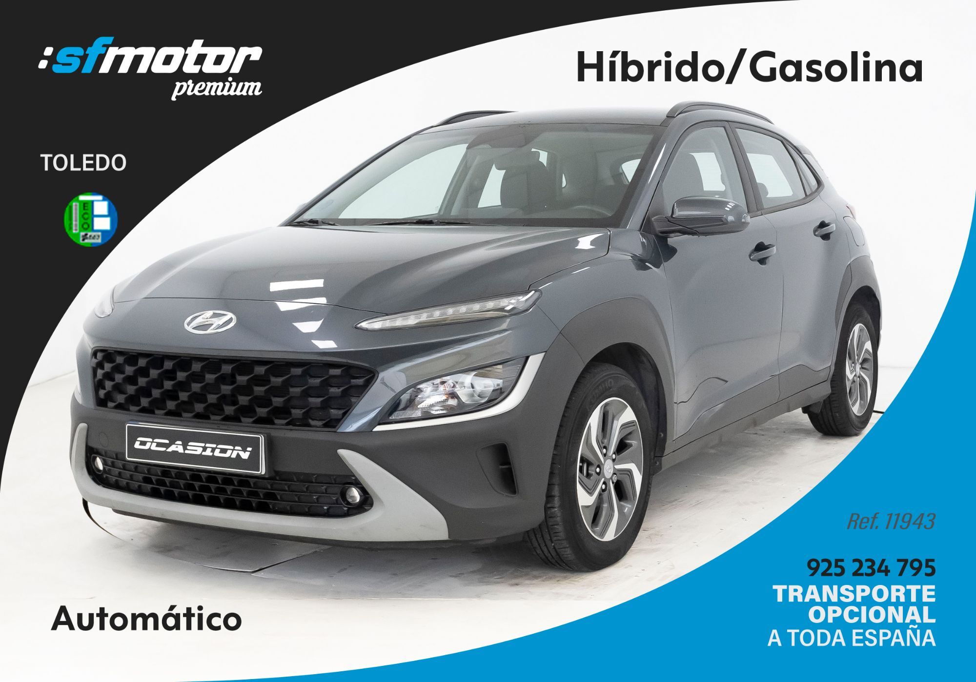 HYUNDAI Kona (HEV 1.6 GDI DT Tecno 2C) en Toledo