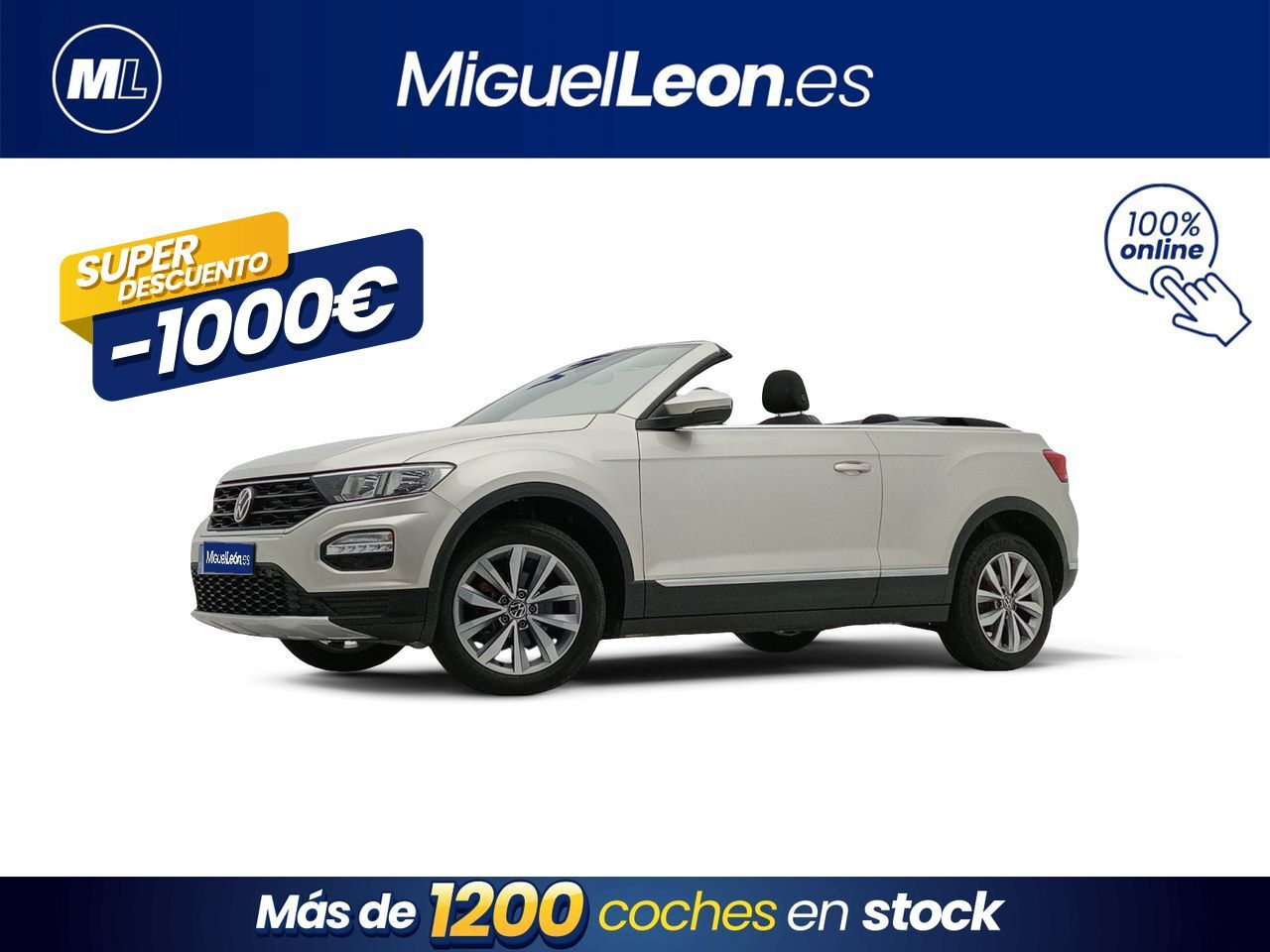 VOLKSWAGEN T-Roc (Cabrio 1.0 TSI 85kW (115cv) Manual 6 vel) en Palmas, Las