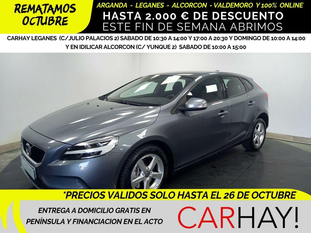 VOLVO V40 (1.5 T2 BLACK EDITION GEAR.GPF) en Madrid