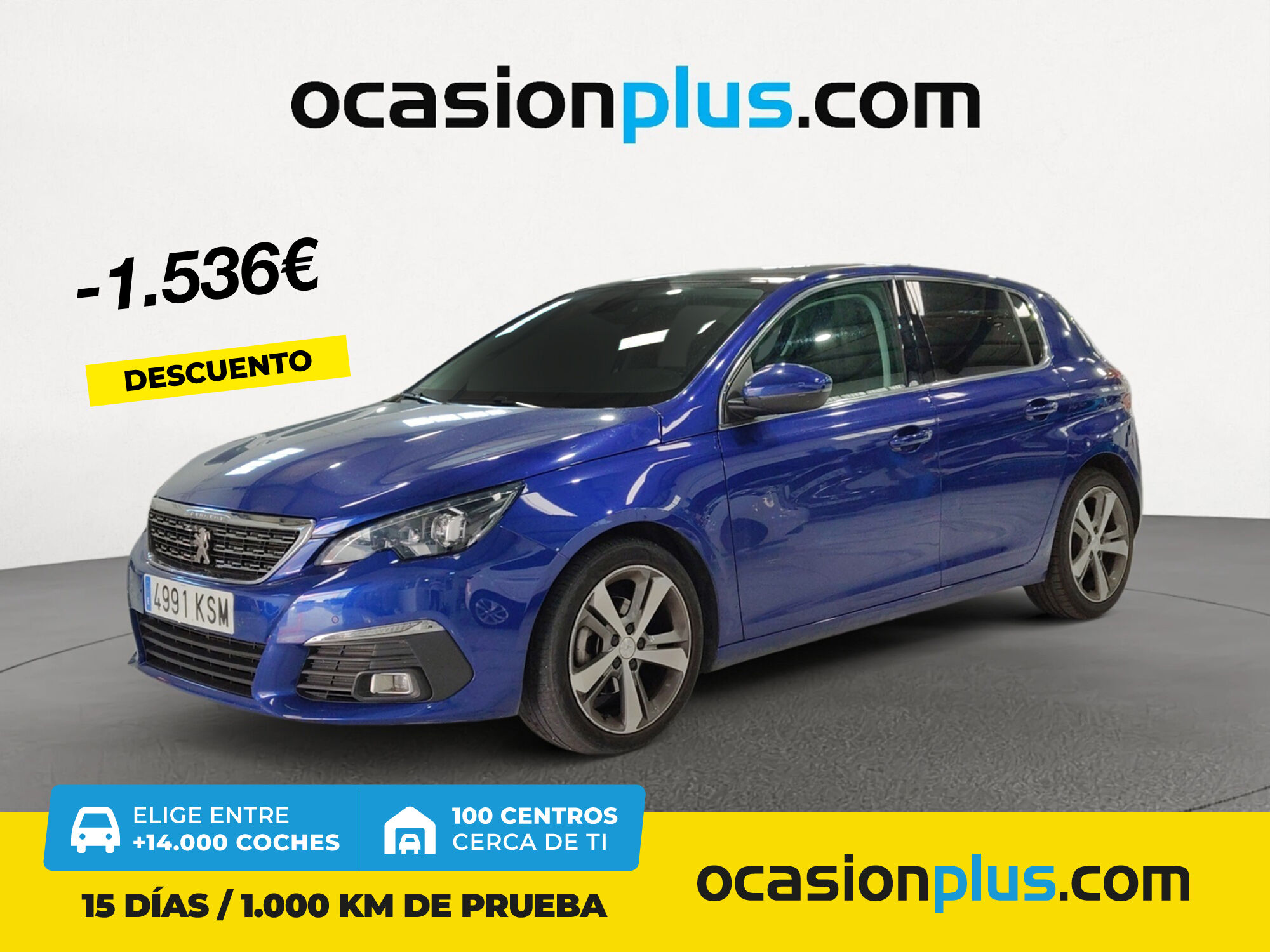 PEUGEOT 308 (BlueHDi 120 Allure EAT6 88 kW (120 CV)) en Madrid