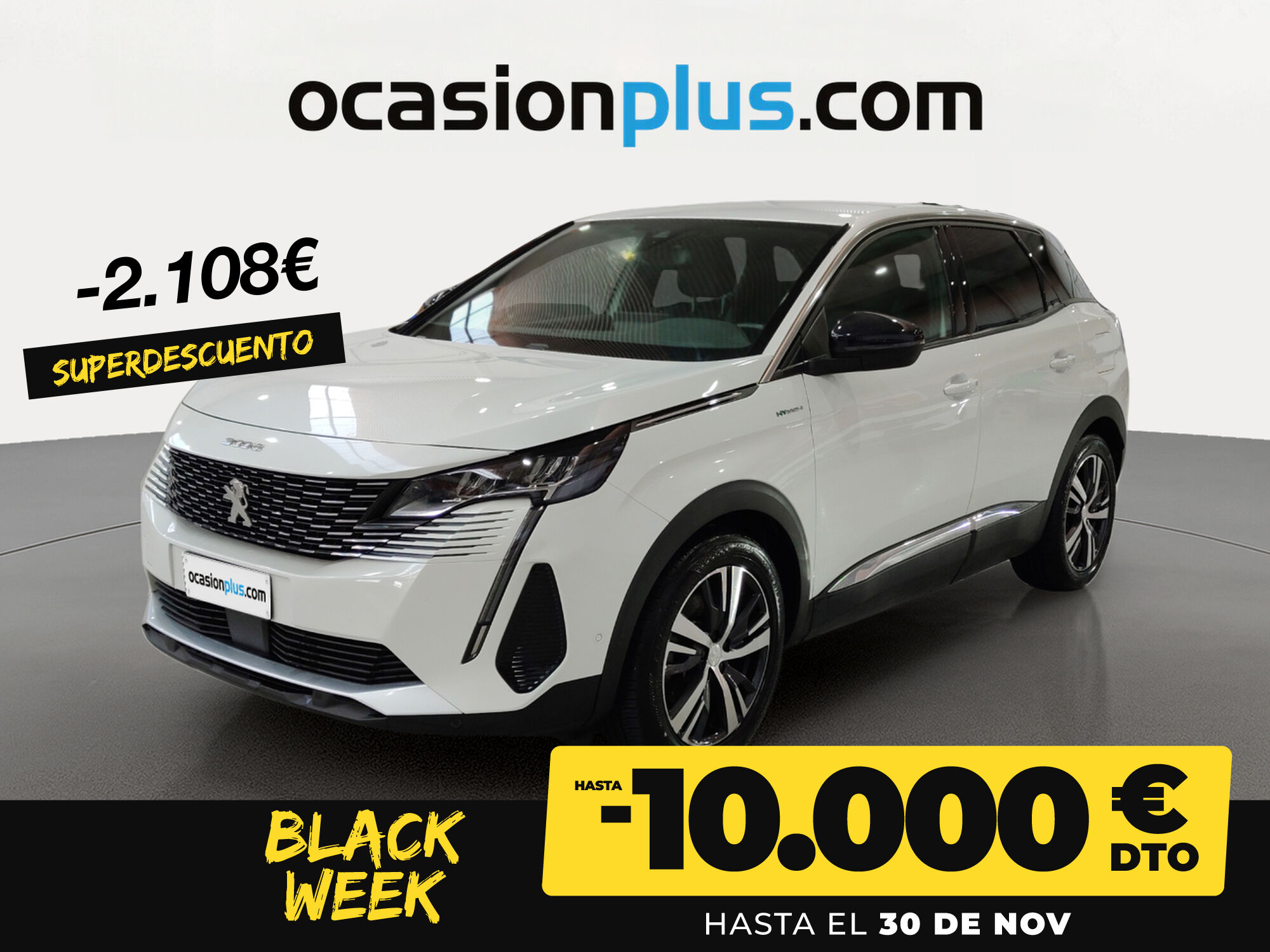 PEUGEOT 3008 (Hybrid 300 Allure Pack e-EAT8 221 kW (300 CV)) en Madrid