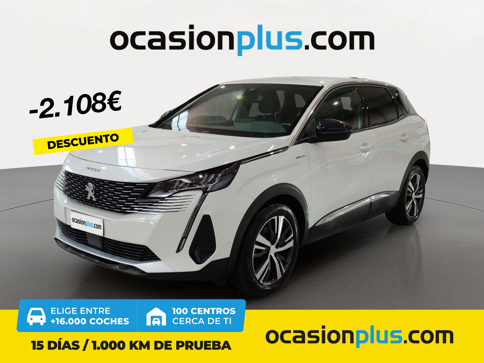 PEUGEOT 3008 (Hybrid 300 Allure Pack e-EAT8 221 kW (300 CV)) en Madrid