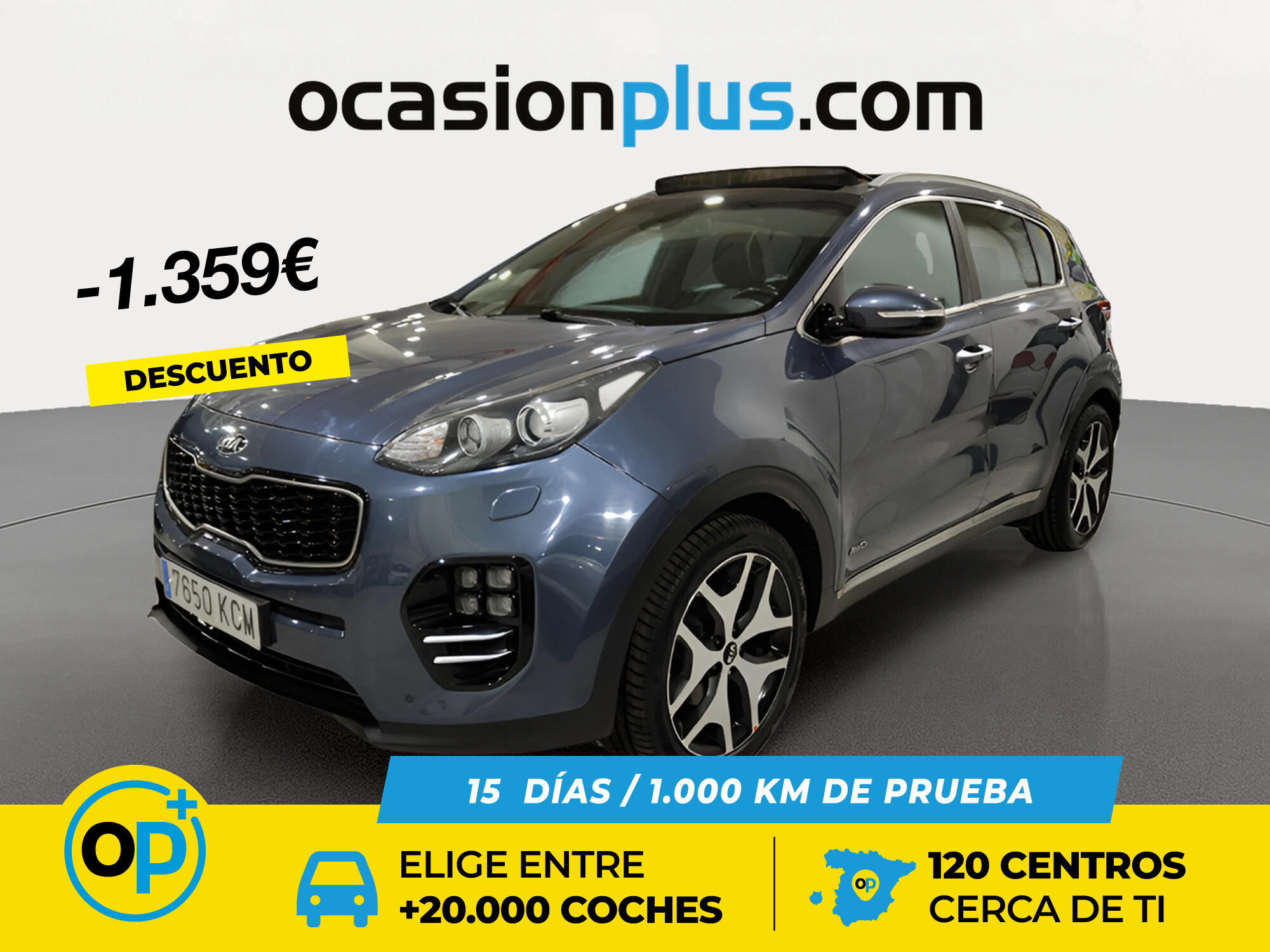 KIA Sportage (1.6 T-GDi GT Line 4x4 130 kW (177 CV)) en Madrid