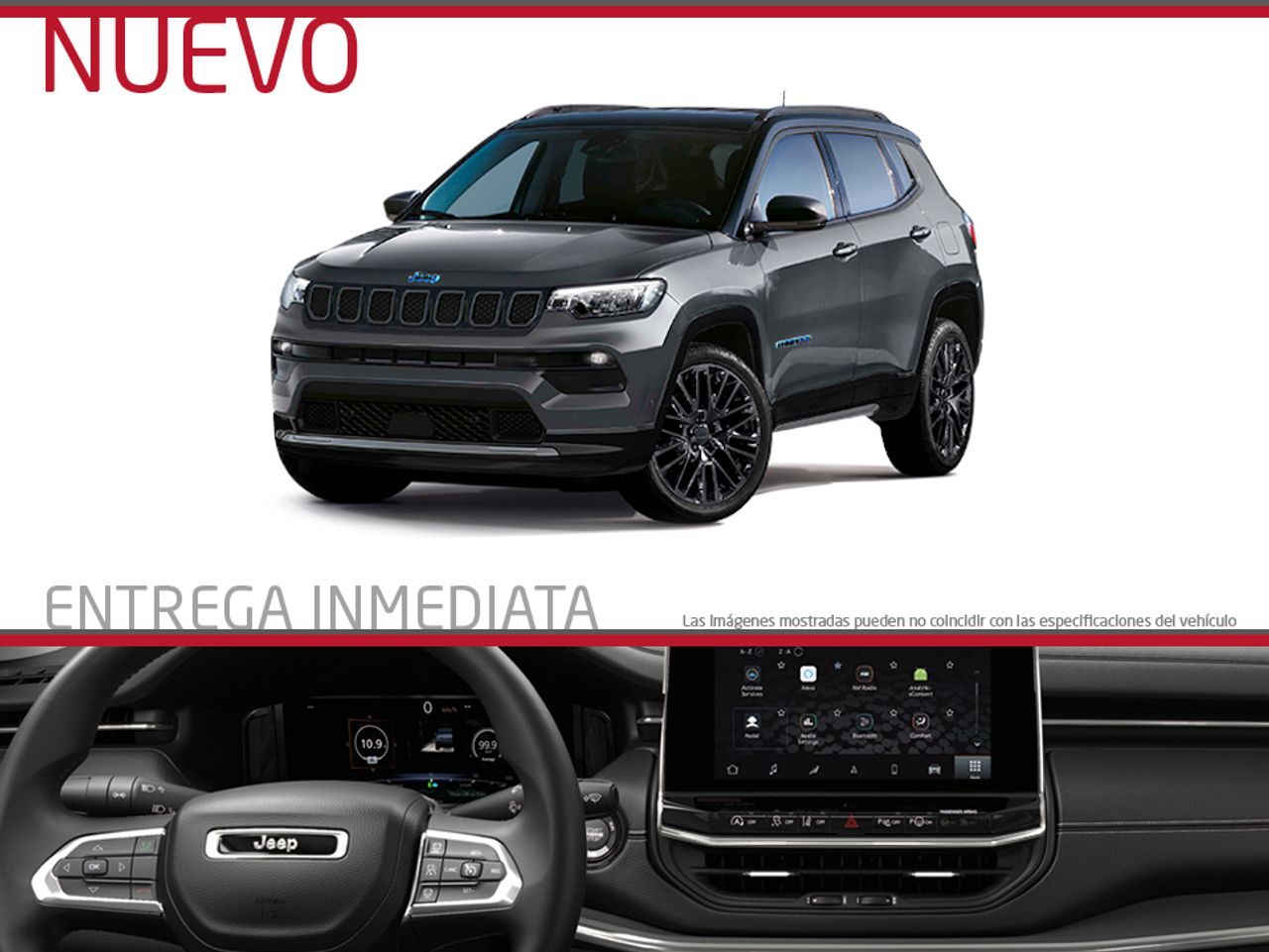 JEEP Compass (eHybrid 1.5 MHEV 130HP North Star DCT) en Barcelona