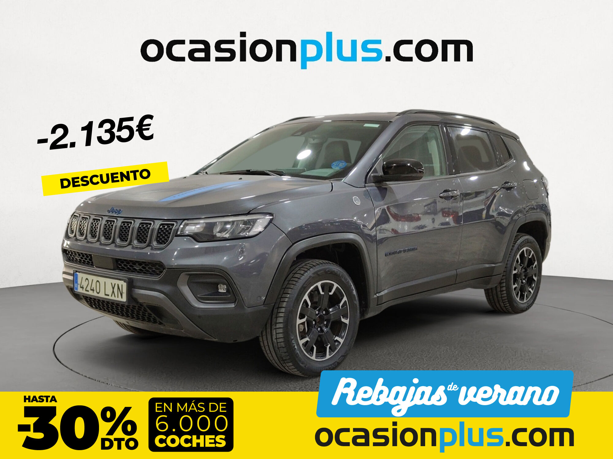 JEEP Compass (1.3 PHEV Trailhawk AWD AT 177 kW (240 CV)) en Madrid