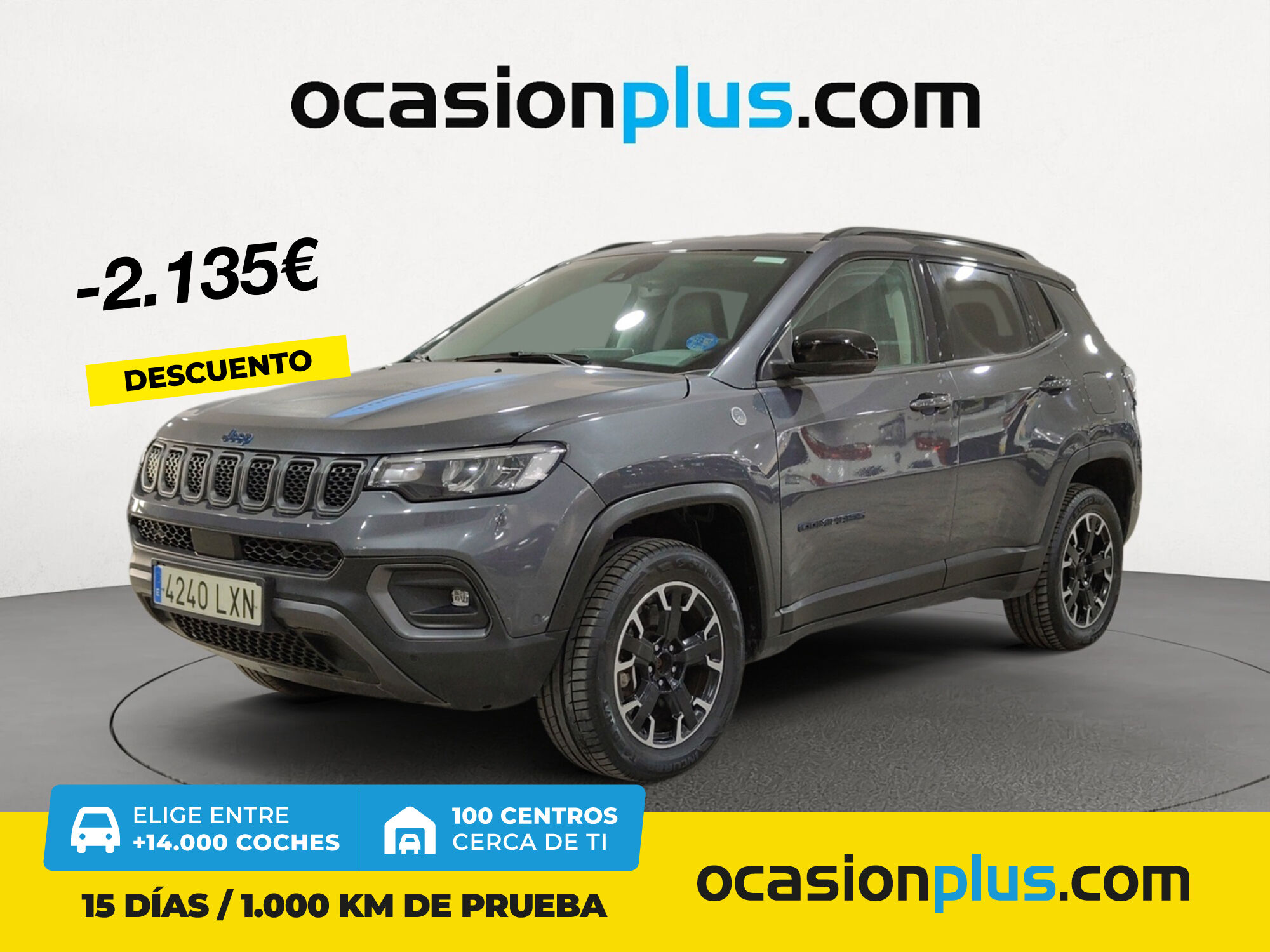 JEEP Compass (1.3 PHEV Trailhawk AWD AT 177 kW (240 CV)) en Madrid
