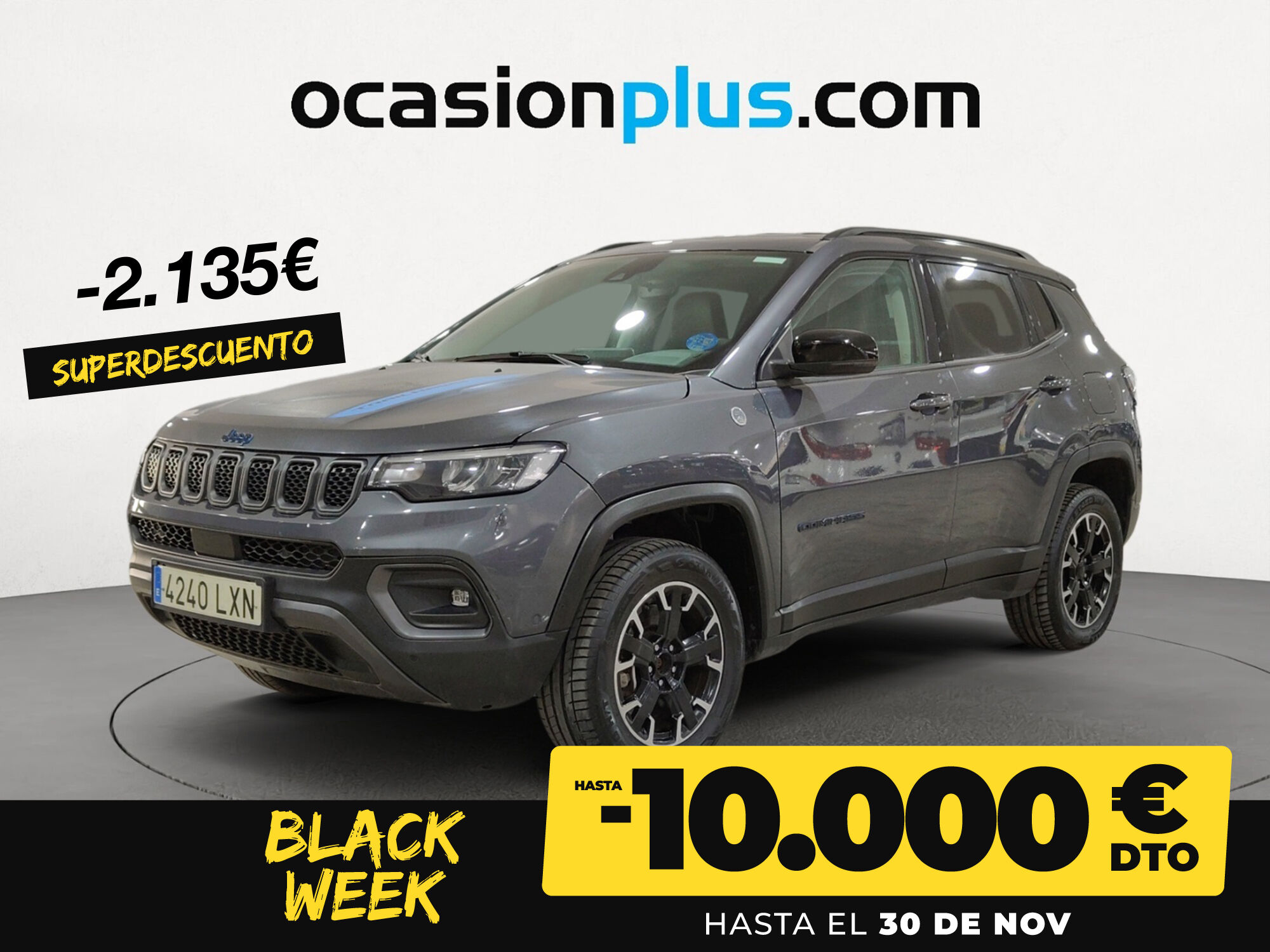 JEEP Compass (1.3 PHEV Trailhawk AWD AT 177 kW (240 CV)) en Madrid