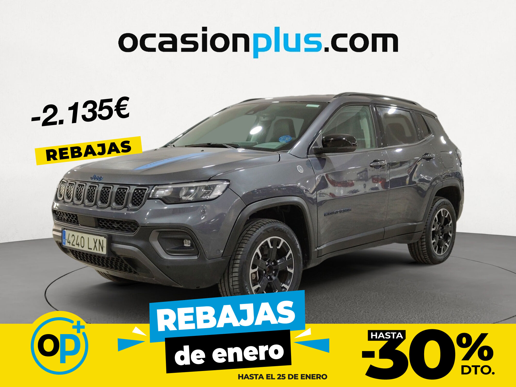 JEEP Compass (1.3 PHEV Trailhawk AWD AT 177 kW (240 CV)) en Madrid