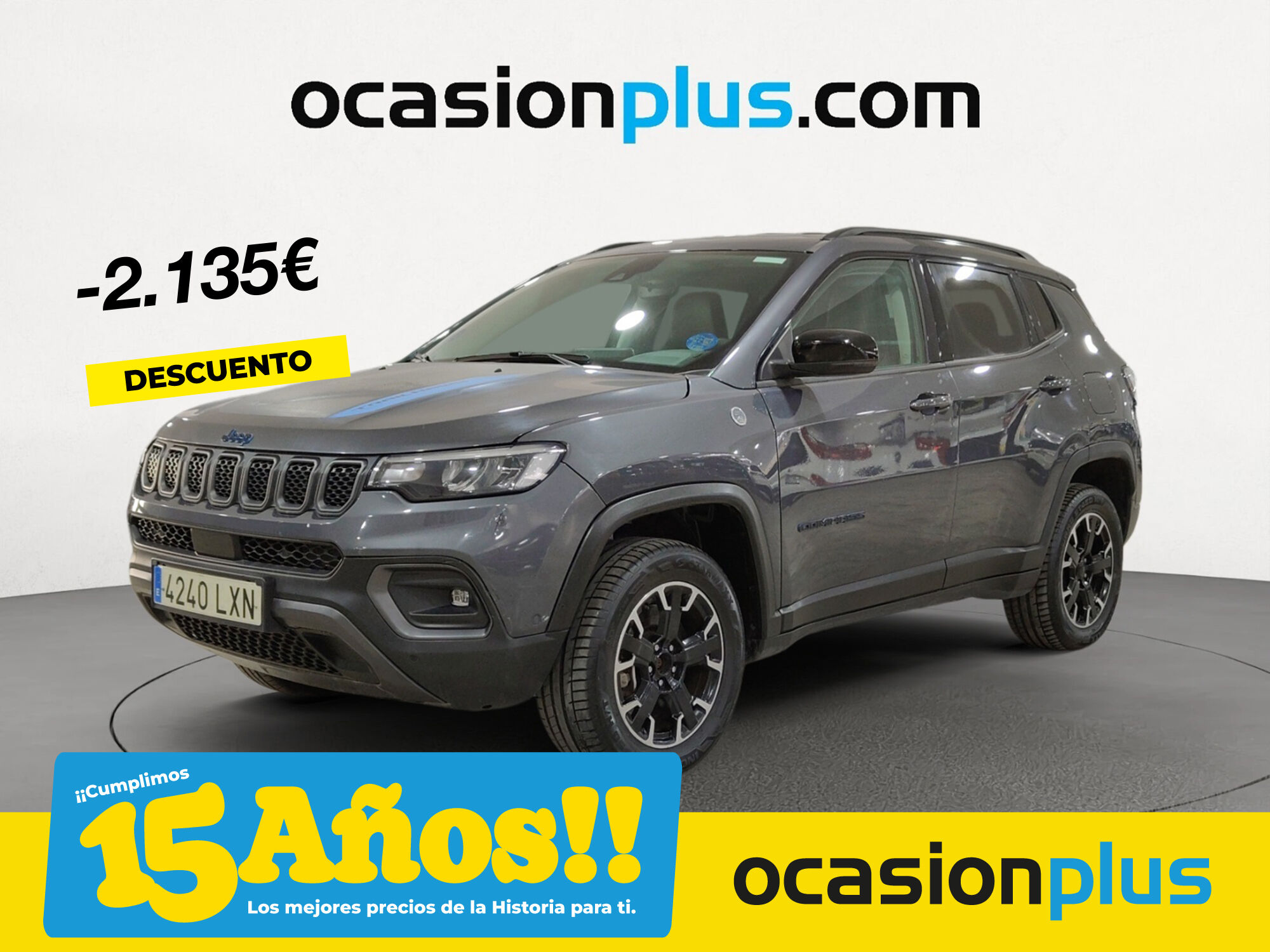 JEEP Compass (1.3 PHEV Trailhawk AWD AT 177 kW (240 CV)) en Madrid