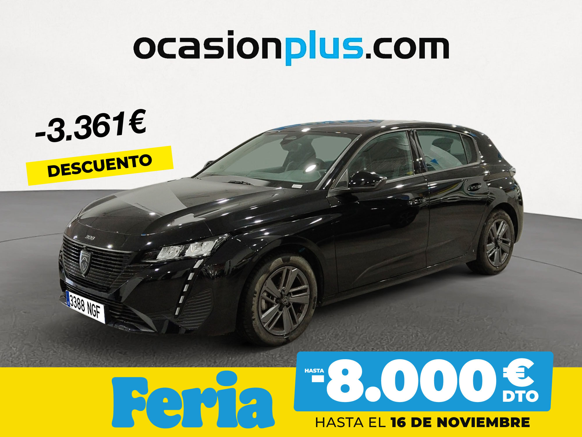 PEUGEOT 308 (PureTech 130 S&S Active Pack EAT8 96 kW (130 CV)) en Madrid