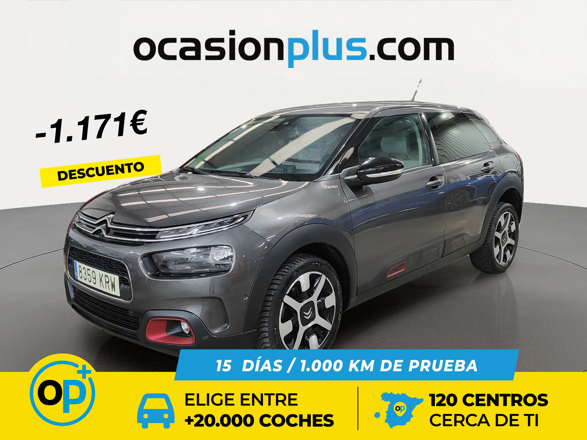 CITROEN C4 Cactus (BlueHDi 120 S&S Shine EAT6 88 kW (120 CV)) en Madrid