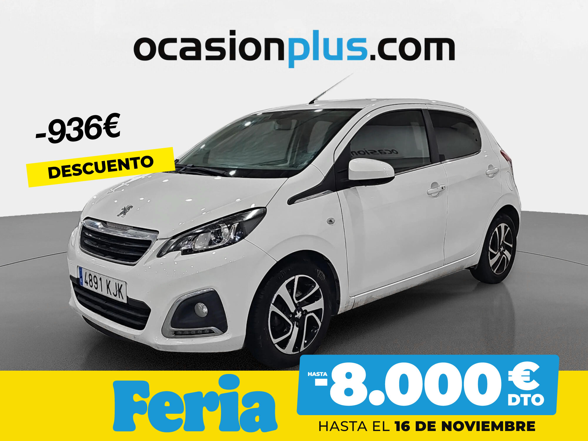 PEUGEOT 108 (1.2 PureTech Allure 60 kW (82 CV)) en Madrid