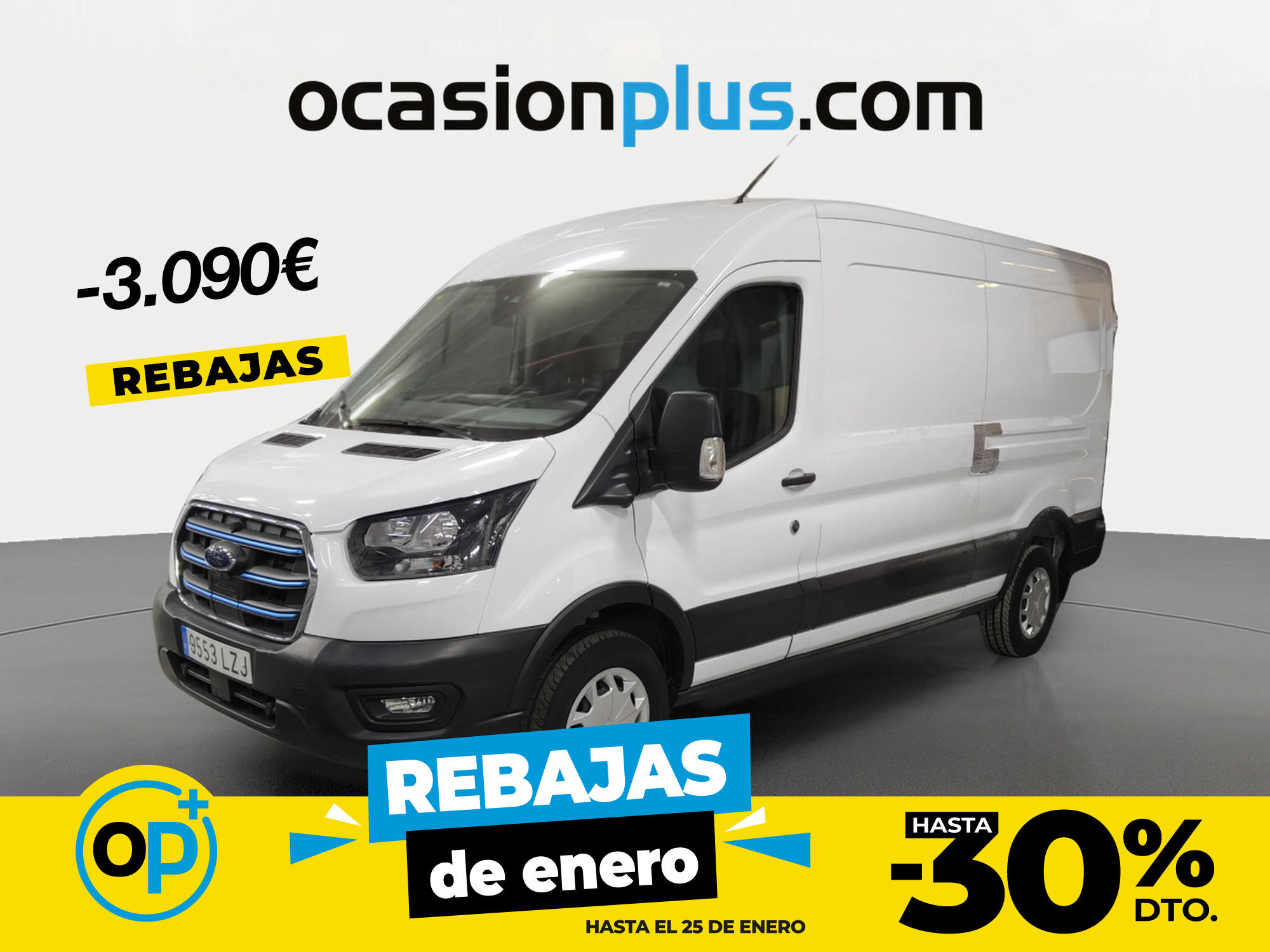 FORD Transit (Furgon 350 BEV Trend L3 RWD 68kWh 135 kW (184 CV)) en Madrid