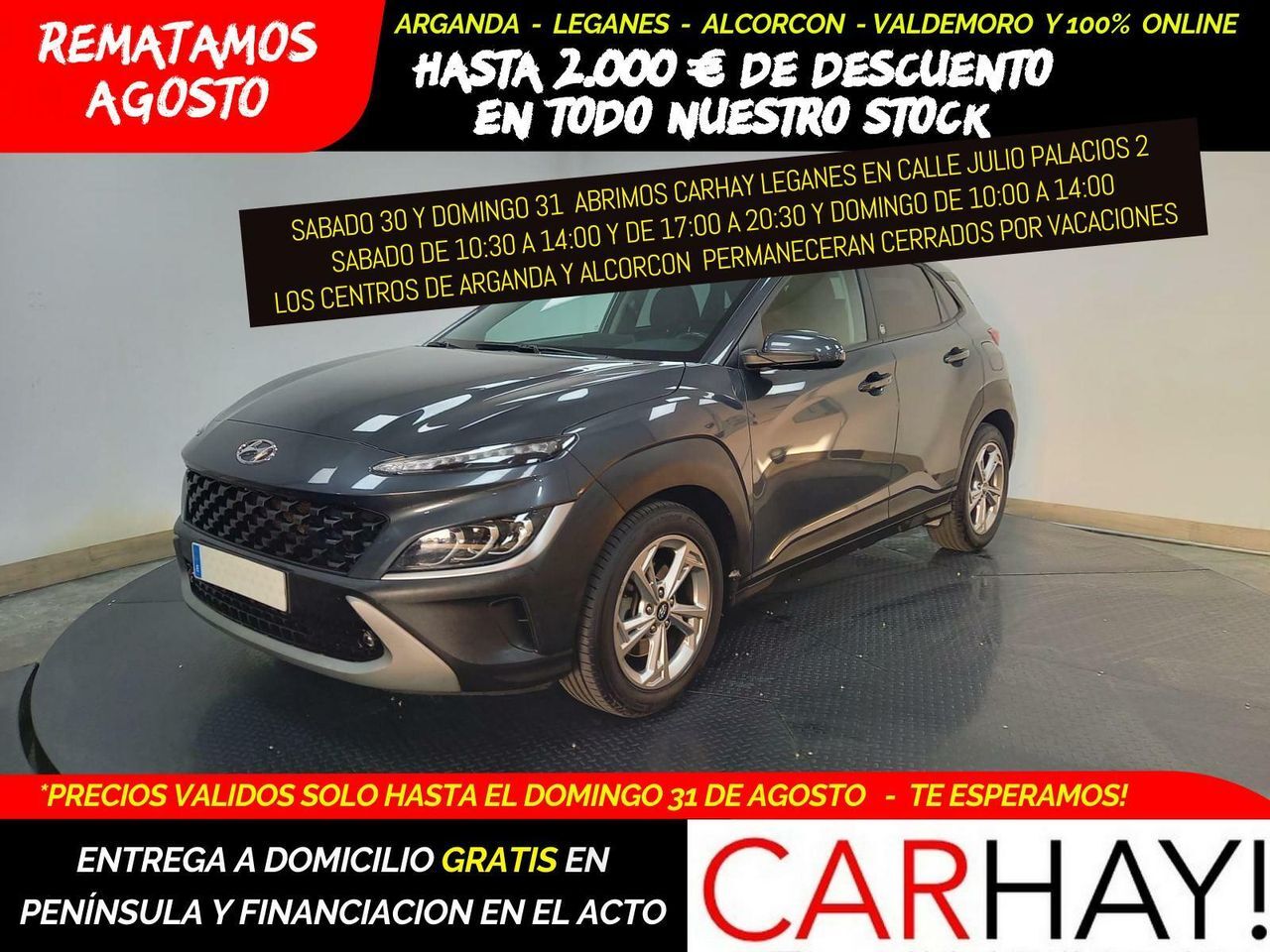 HYUNDAI Kona (1.0T-GDI EDITON 30 120CV) en Madrid