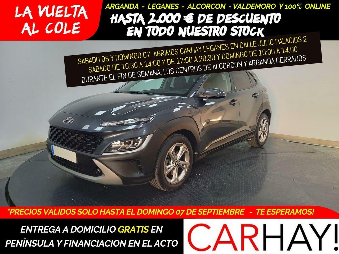 HYUNDAI Kona (1.0T-GDI EDITON 30 120CV) en Madrid