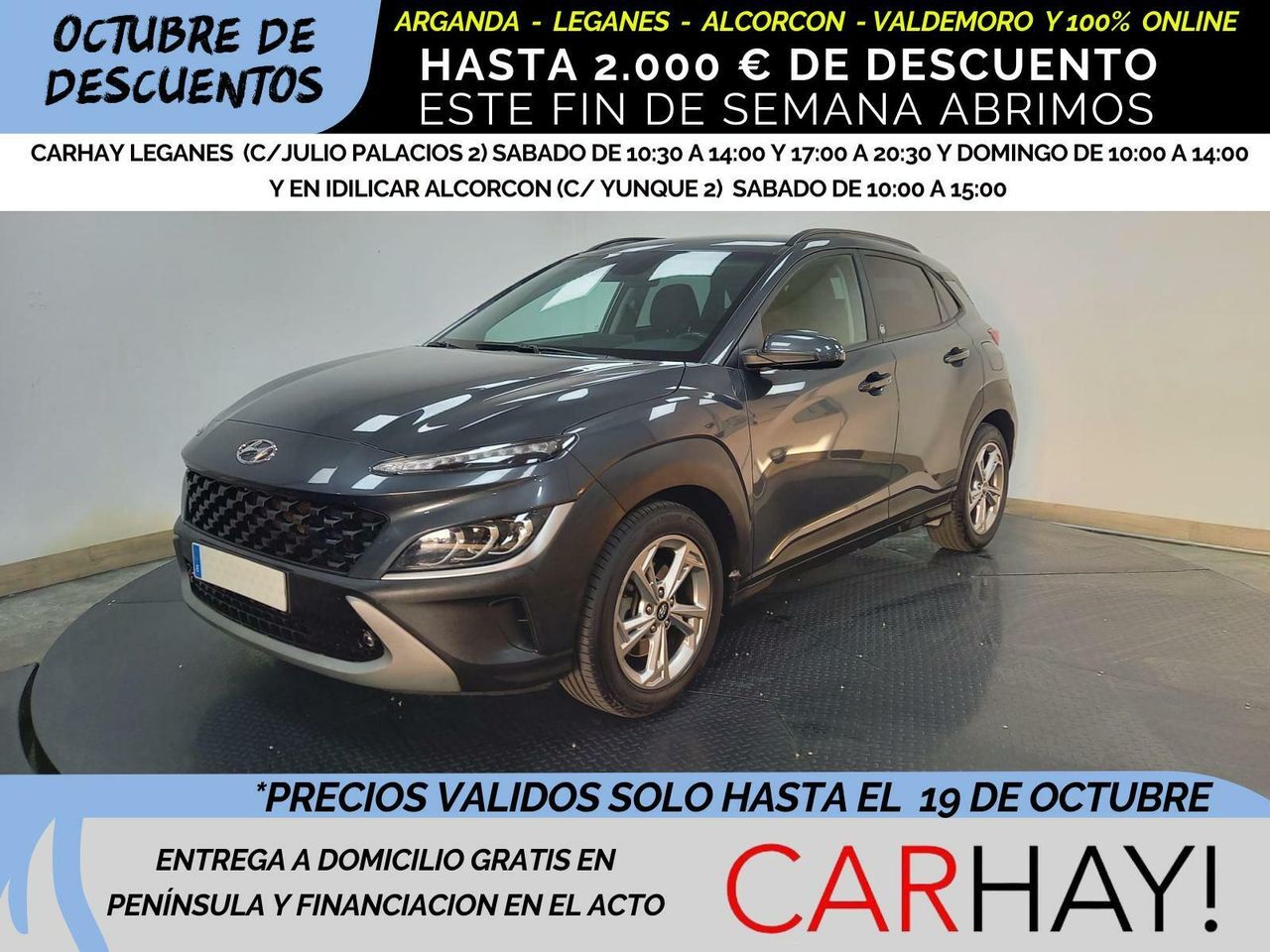 HYUNDAI Kona (1.0T-GDI EDITON 30 120CV) en Madrid