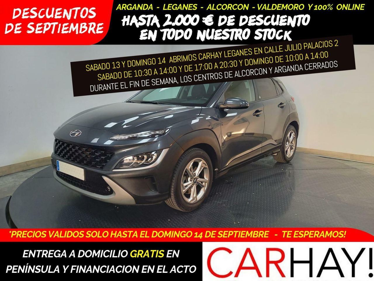 HYUNDAI Kona (1.0T-GDI EDITON 30 120CV) en Madrid