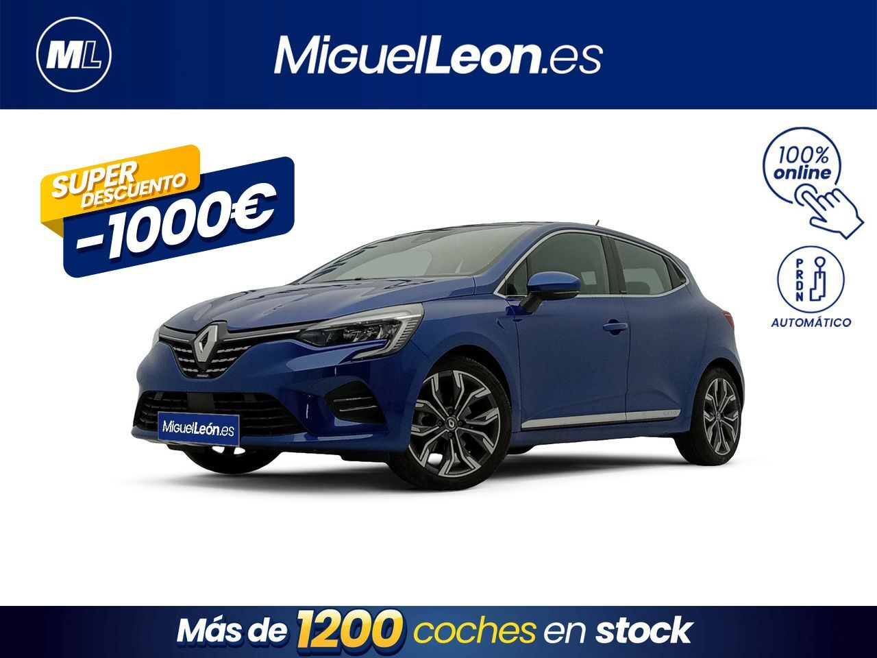 RENAULT Clio (Intens E-Tech Híbrido 104 kW (140CV)) en Palmas, Las