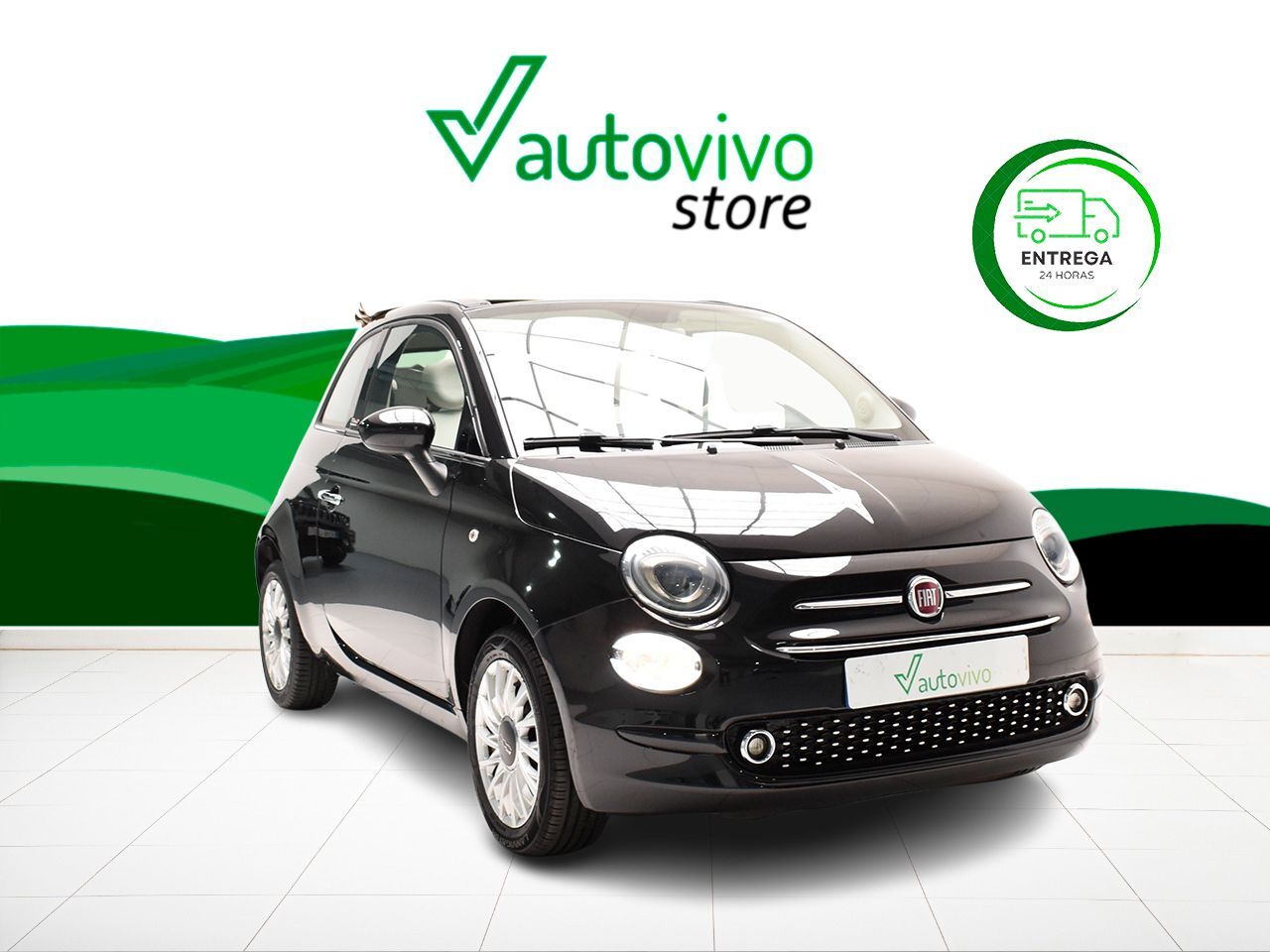 FIAT 500 (CABRIO LOUNGE 1.2 69 CV 2P) en Barcelona