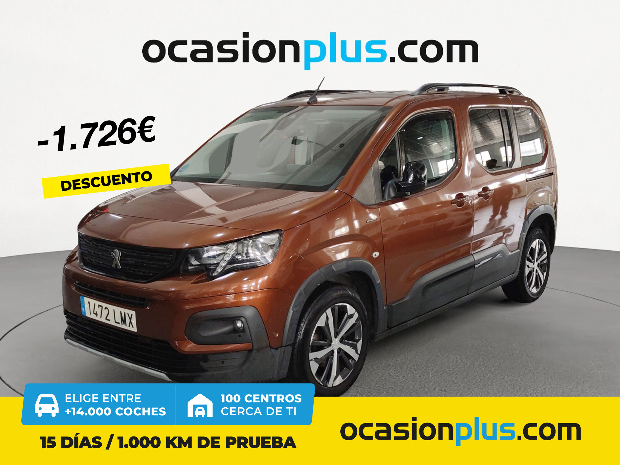 PEUGEOT Rifter (BlueHDi 100 GT Line Standard 73 kW (100 CV)) en Madrid