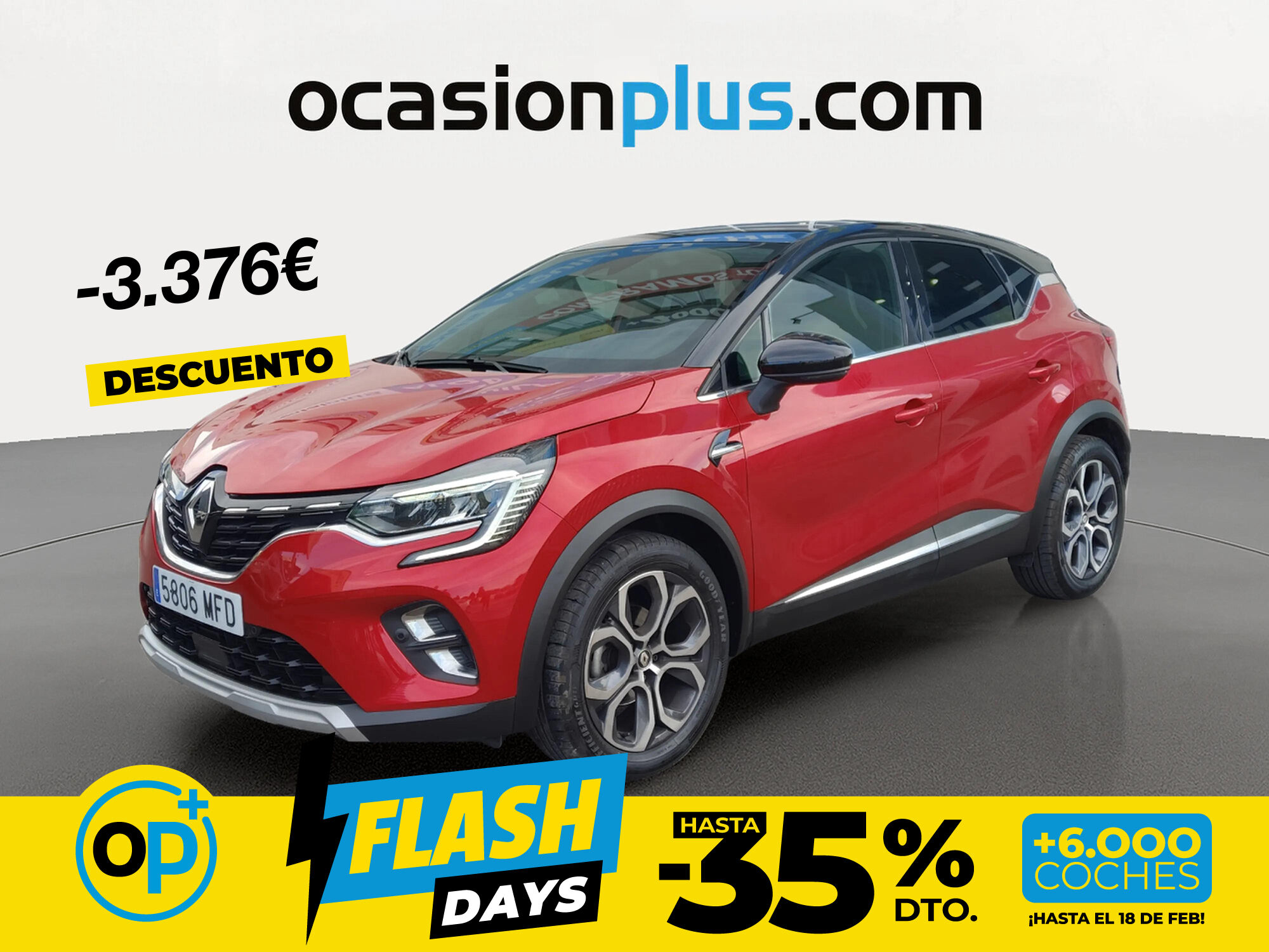 Foto del RENAULT Captur E-TECH Híbrido Techno 105kW