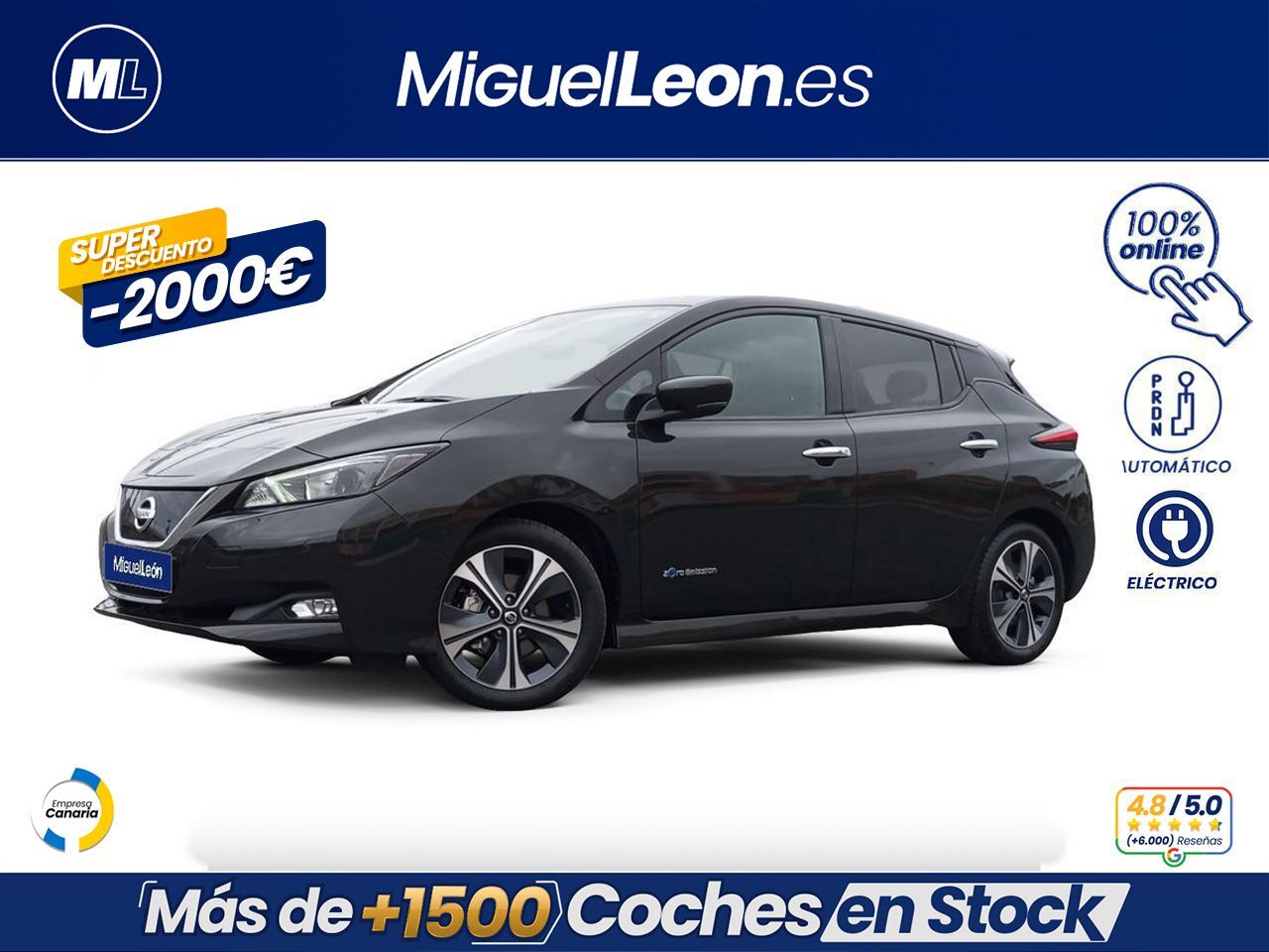 NISSAN Leaf (40kWh N-Connecta) en Palmas, Las