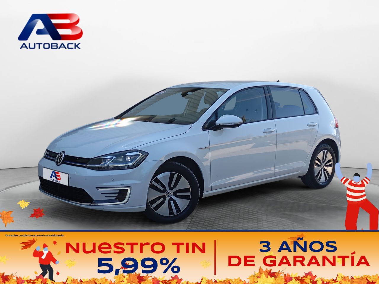 VOLKSWAGEN Golf (e-Golf ePower 100 kW (136CV)) en Madrid