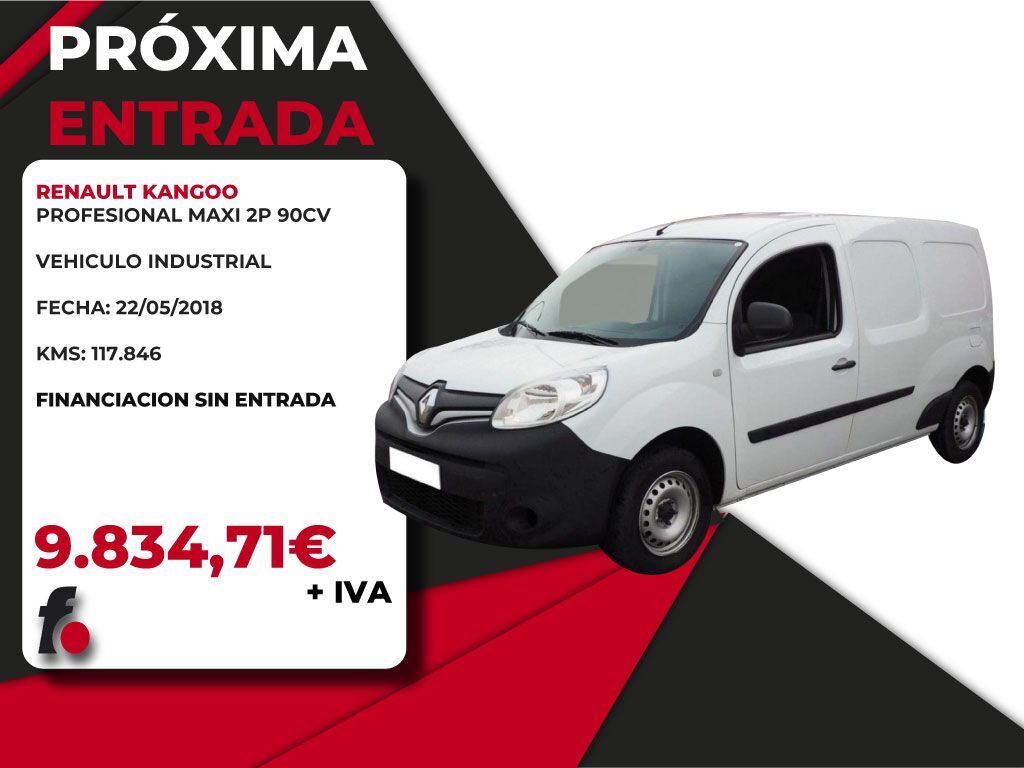 RENAULT Kangoo (Fg. Maxi 1.5dCi Profesional 66kW 2pl.) en Sevilla