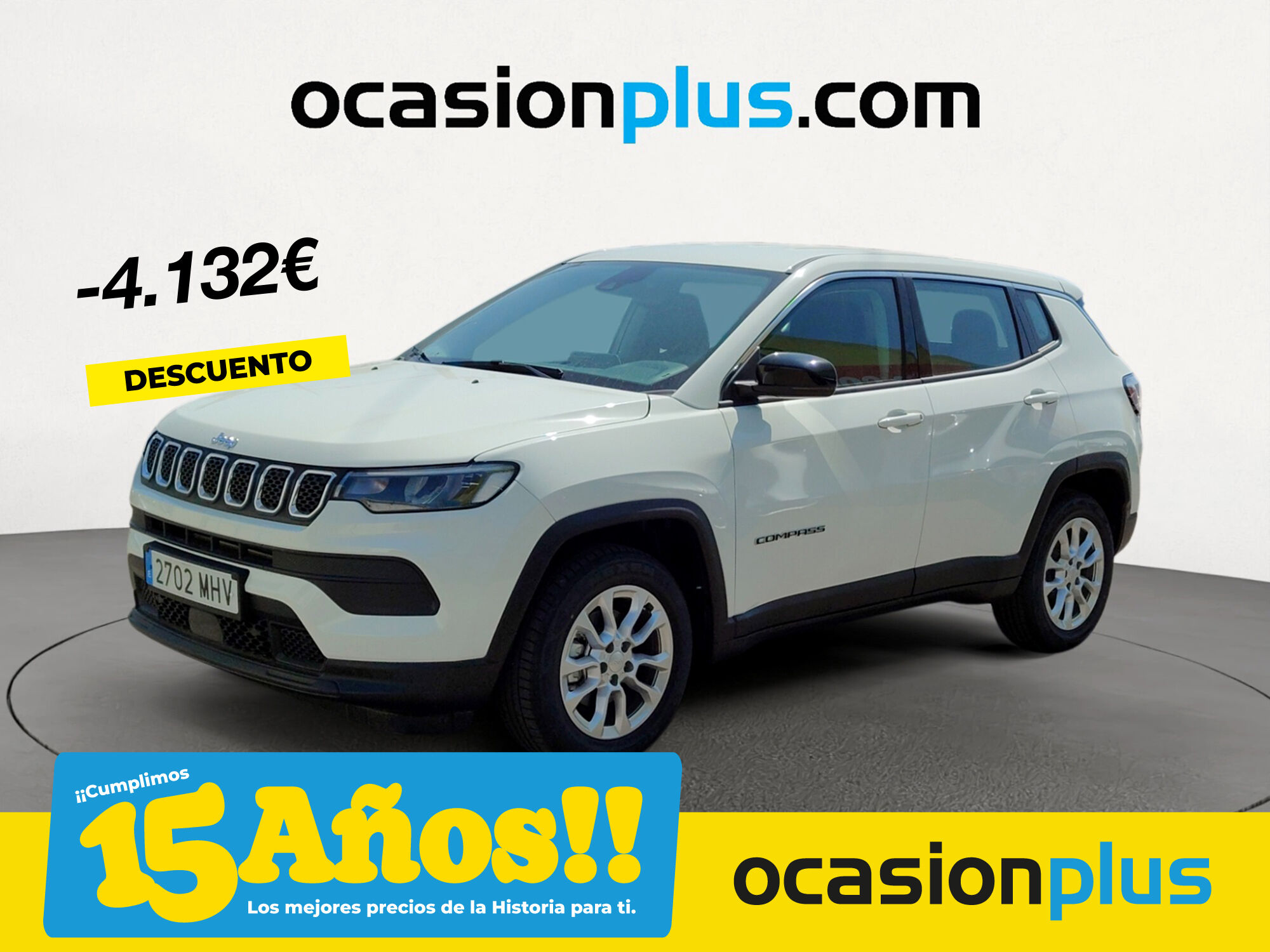JEEP Compass (eHybrid 1.5 MHEV Longitude DCT 96 kW (130 CV)) en Madrid