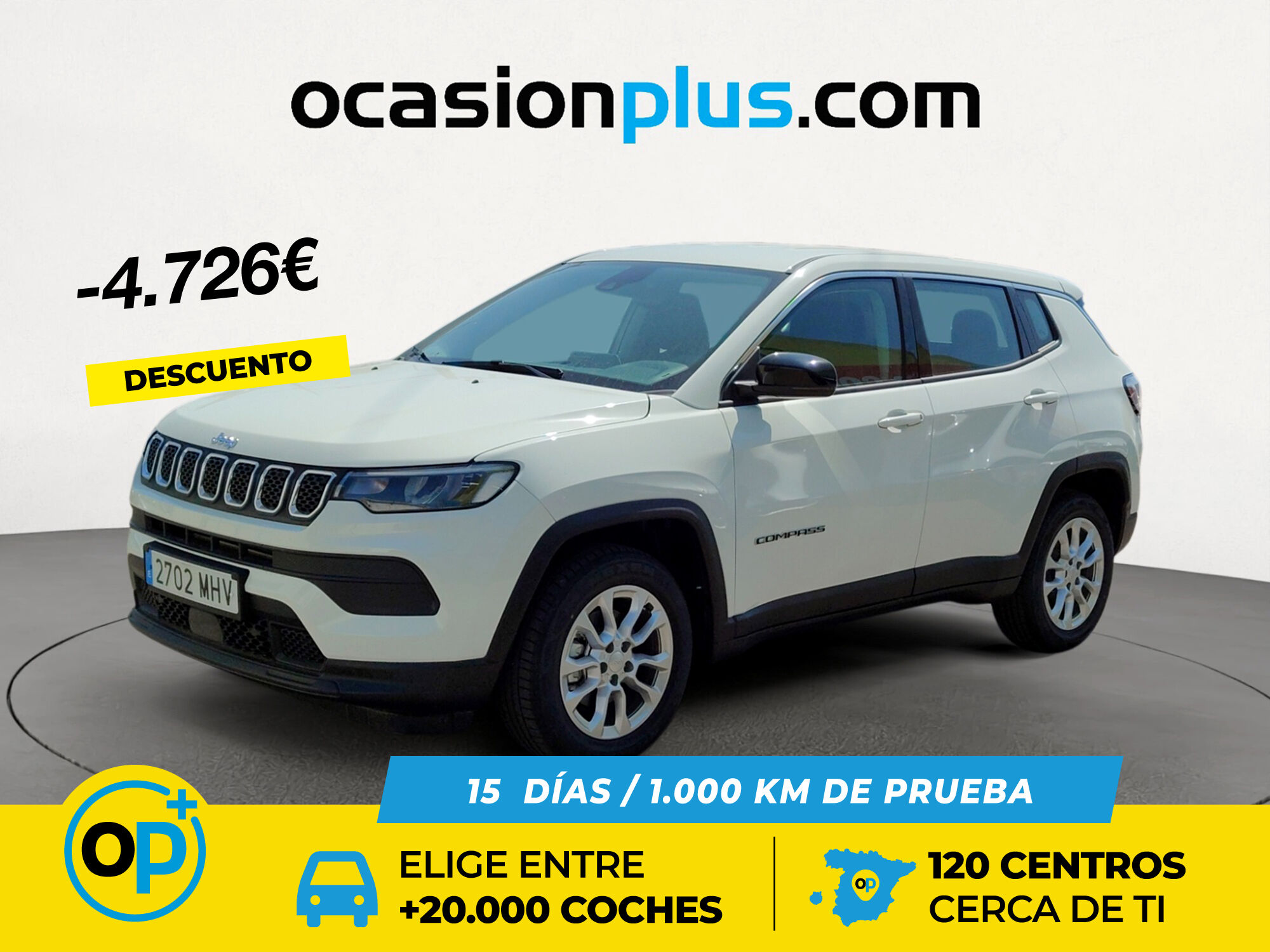 JEEP Compass (eHybrid 1.5 MHEV Longitude DCT 96 kW (130 CV)) en Madrid