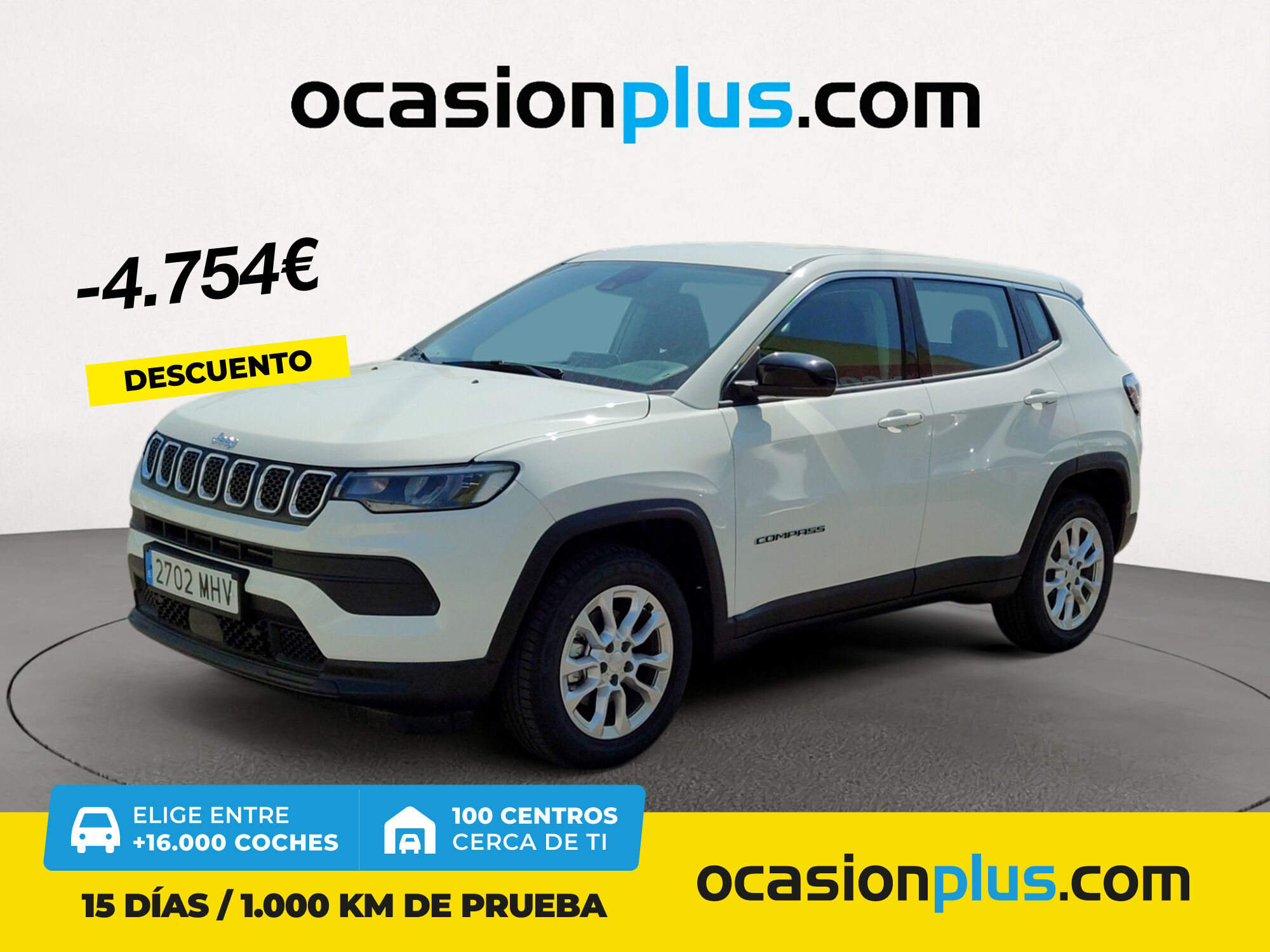 JEEP Compass (eHybrid 1.5 MHEV Longitude DCT 96 kW (130 CV)) en Madrid
